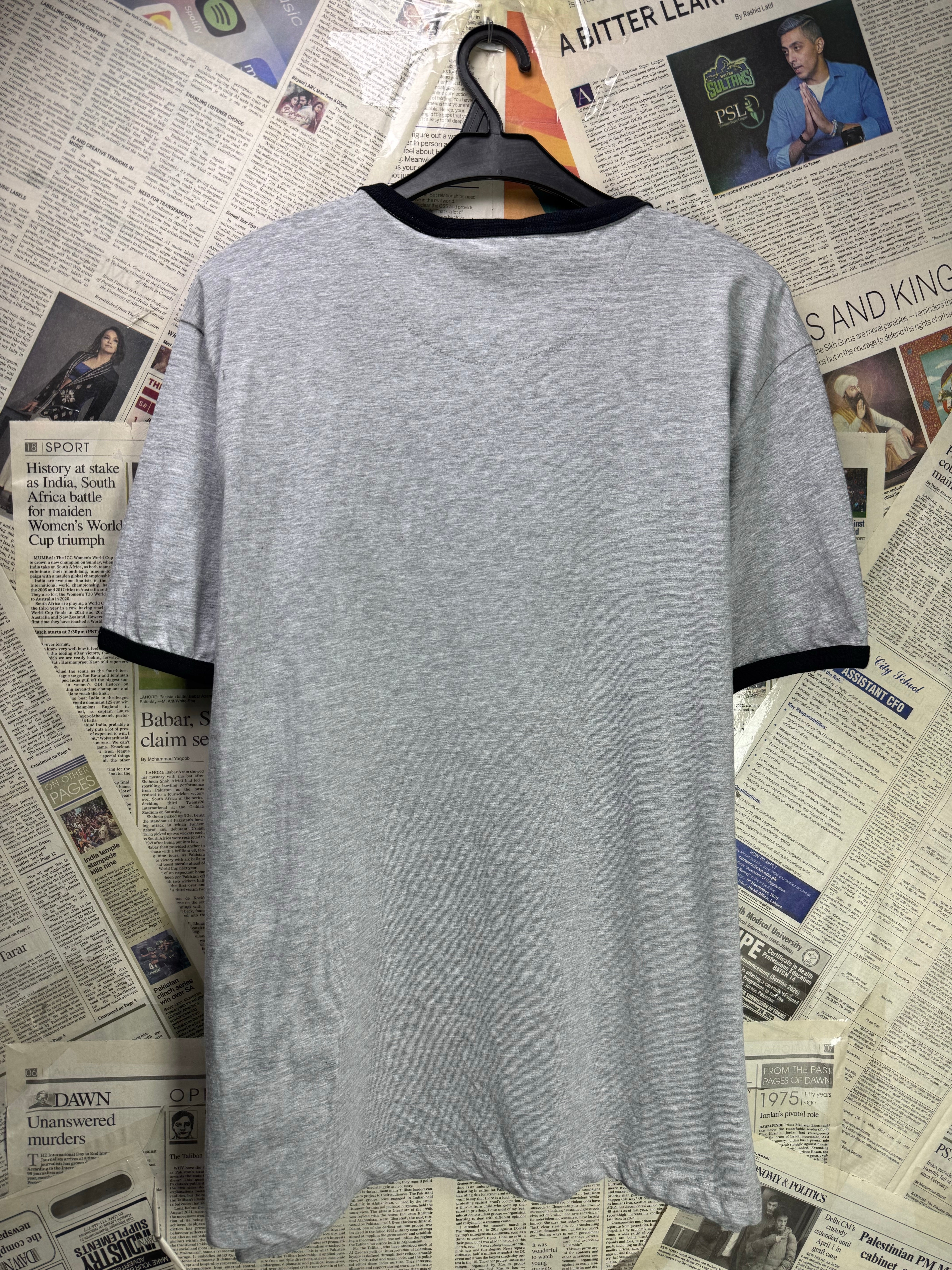 Brave Soul® Medium | Chest: 22" | Grey | T-Shirt | Cotton - Viscose | 3468 - Genuine Maal