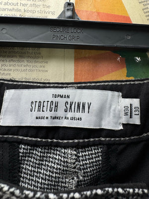Topman® Waist: 30" | Makhi Chech | Smart Casual - Semi Formal Pants | Poly - Wool - Elastane | 2942 - Genuine Maal