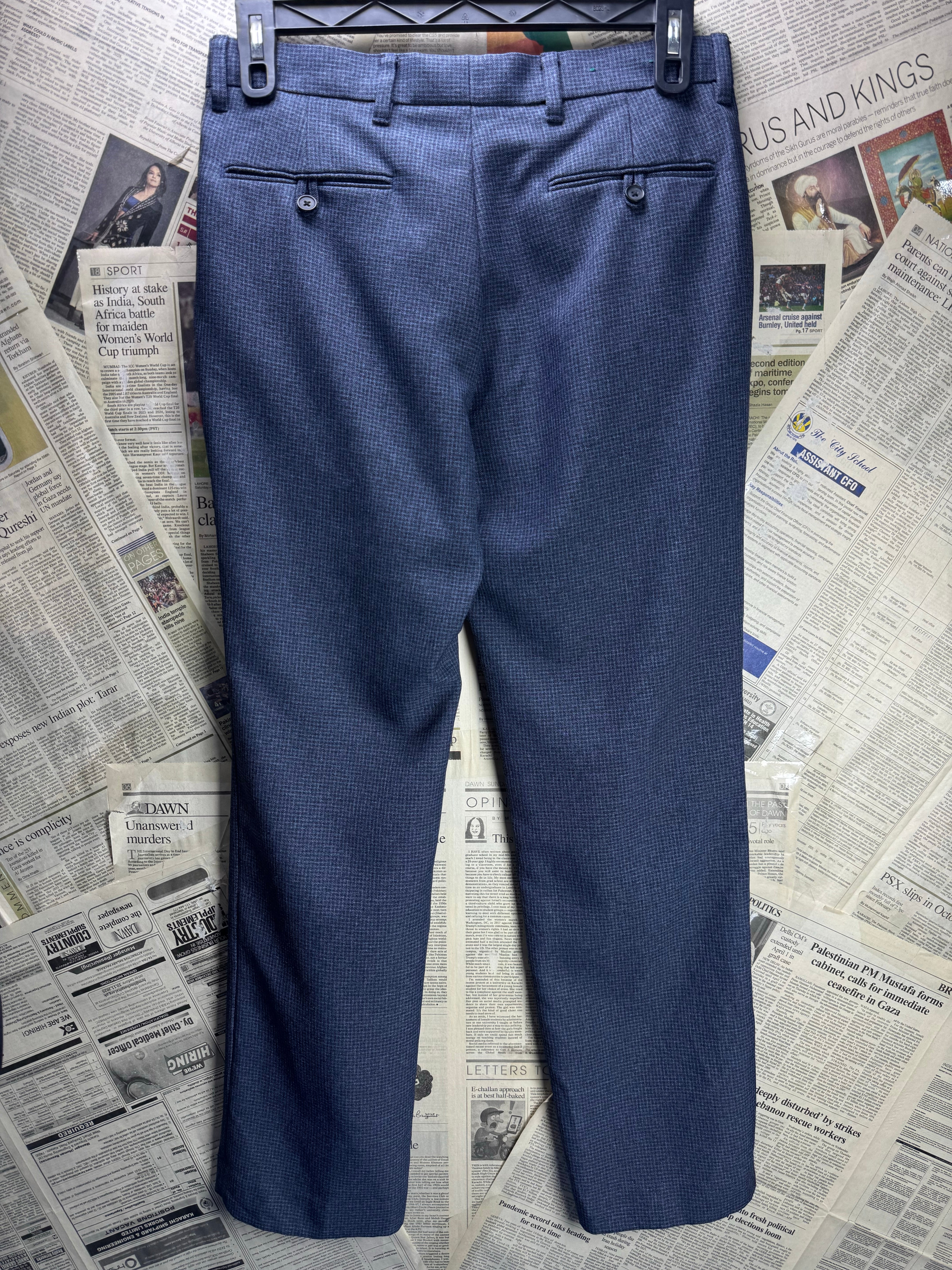 ® Waist: 32" | Blue | Dress Pants | 2954 - Genuine Maal