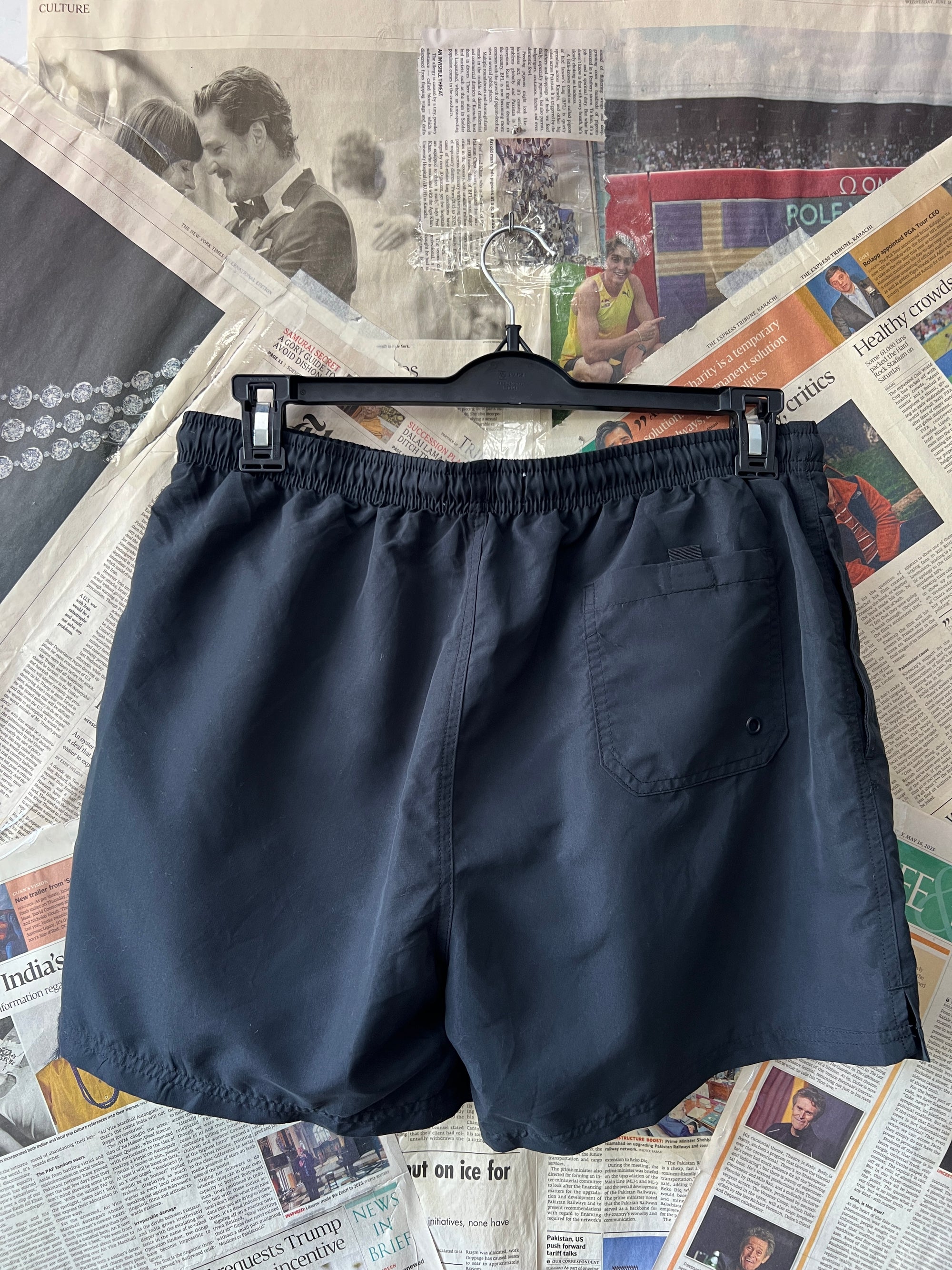 Primark® Waist: 32" | Black | Shorts | 1071 - Genuine Maal