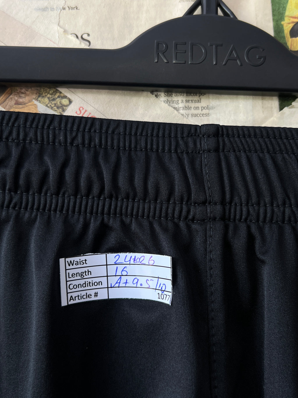 Adid*s® Waist: 24" to 26" | Black | Shorts | 1077 - Genuine Maal