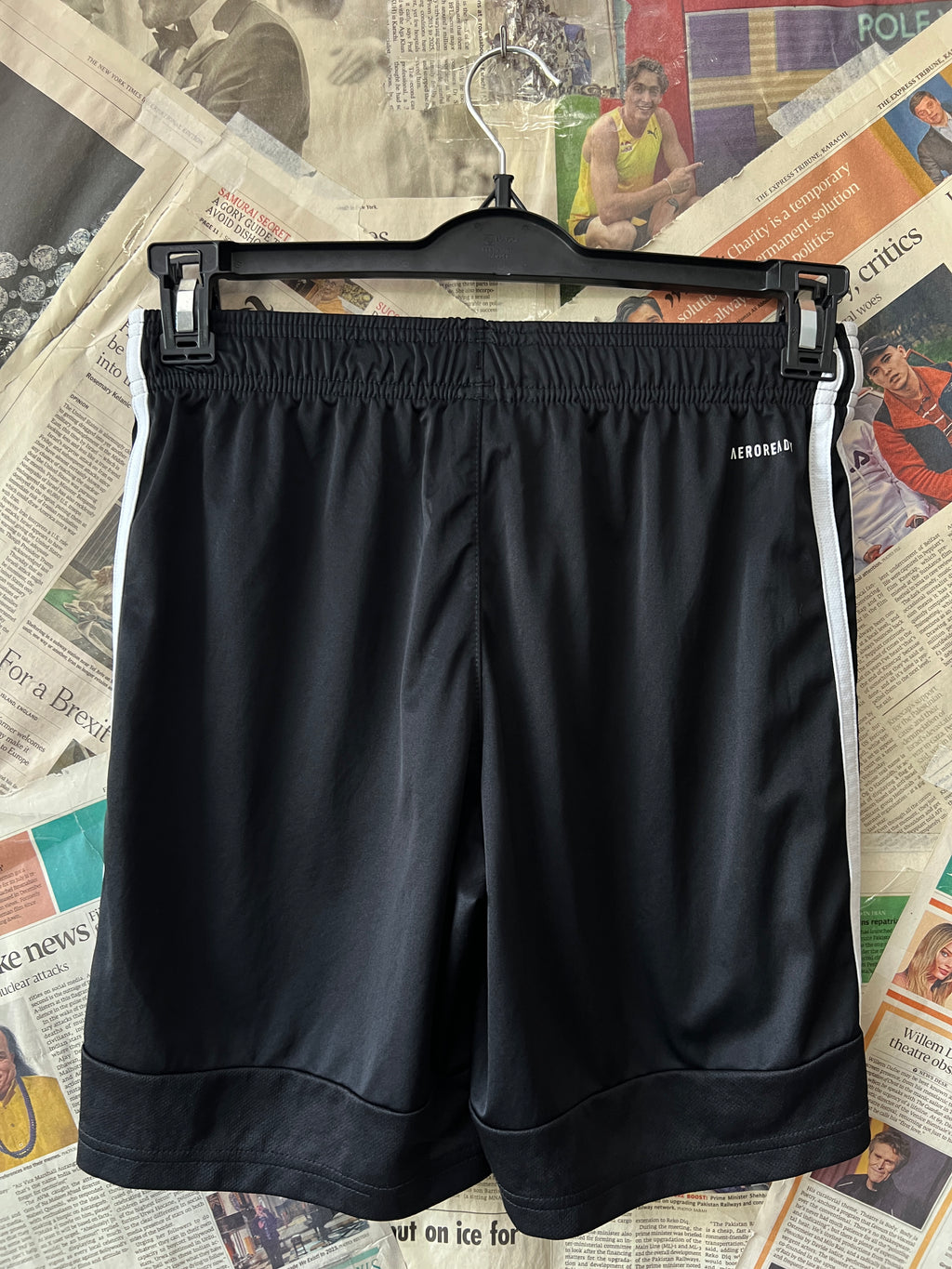 Adid*s® Waist: 24" to 26" | Black | Shorts | 1077 - Genuine Maal