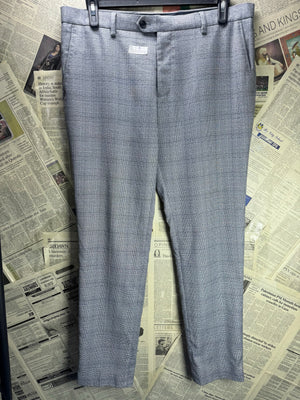 Next® Waist: 36" | Grey | Skinny Fit Dress Pants | Poly - Viscose - Elastane | 2964 - Genuine Maal