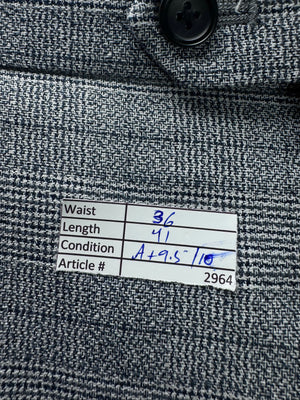 Next® Waist: 36" | Grey | Skinny Fit Dress Pants | Poly - Viscose - Elastane | 2964 - Genuine Maal