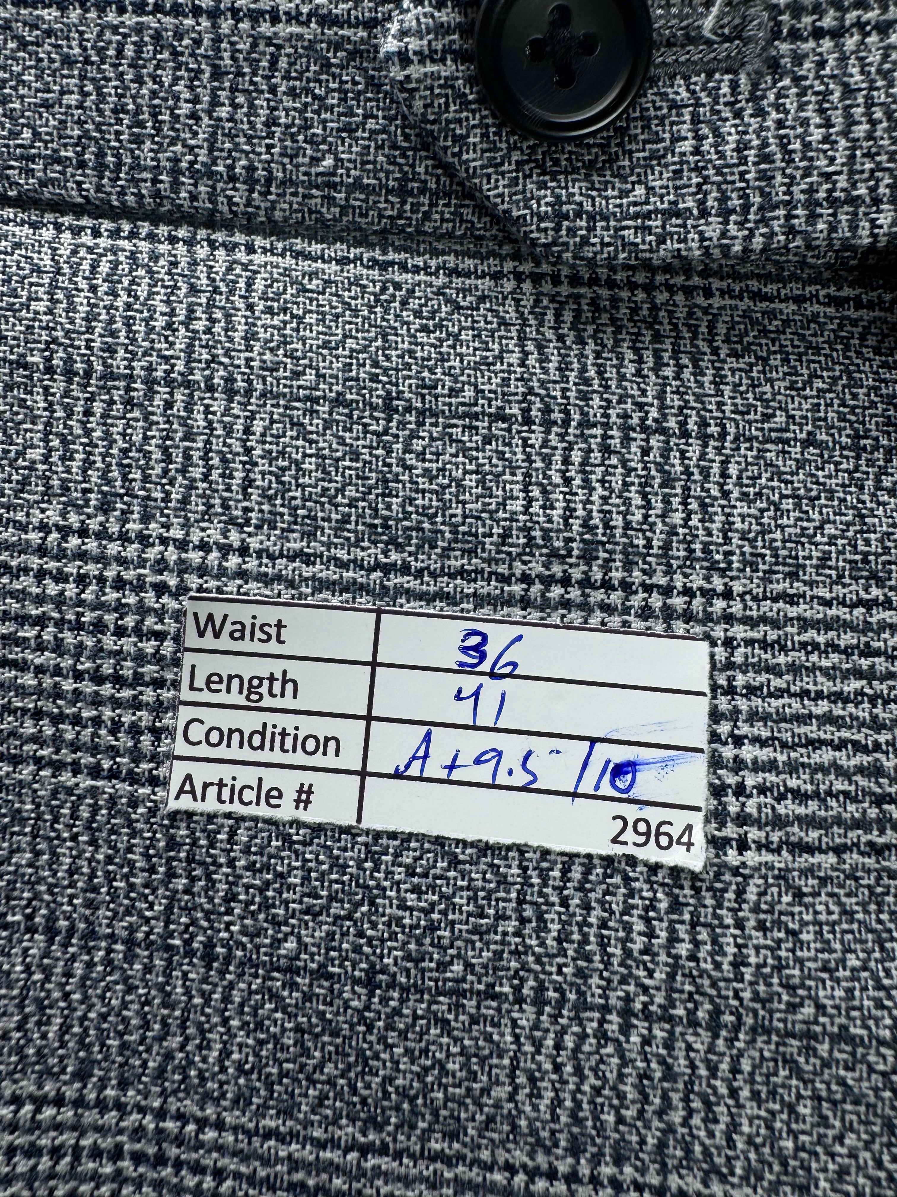 Next® Waist: 36" | Grey | Skinny Fit Dress Pants | Poly - Viscose - Elastane | 2964 - Genuine Maal