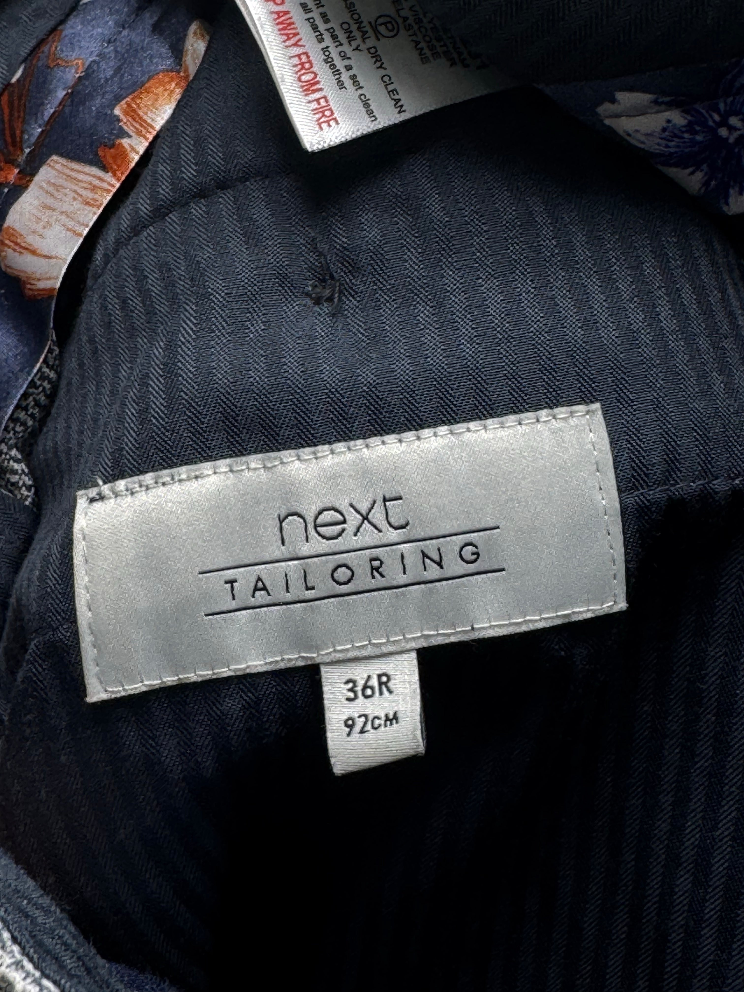 Next® Waist: 36" | Grey | Skinny Fit Dress Pants | Poly - Viscose - Elastane | 2964 - Genuine Maal