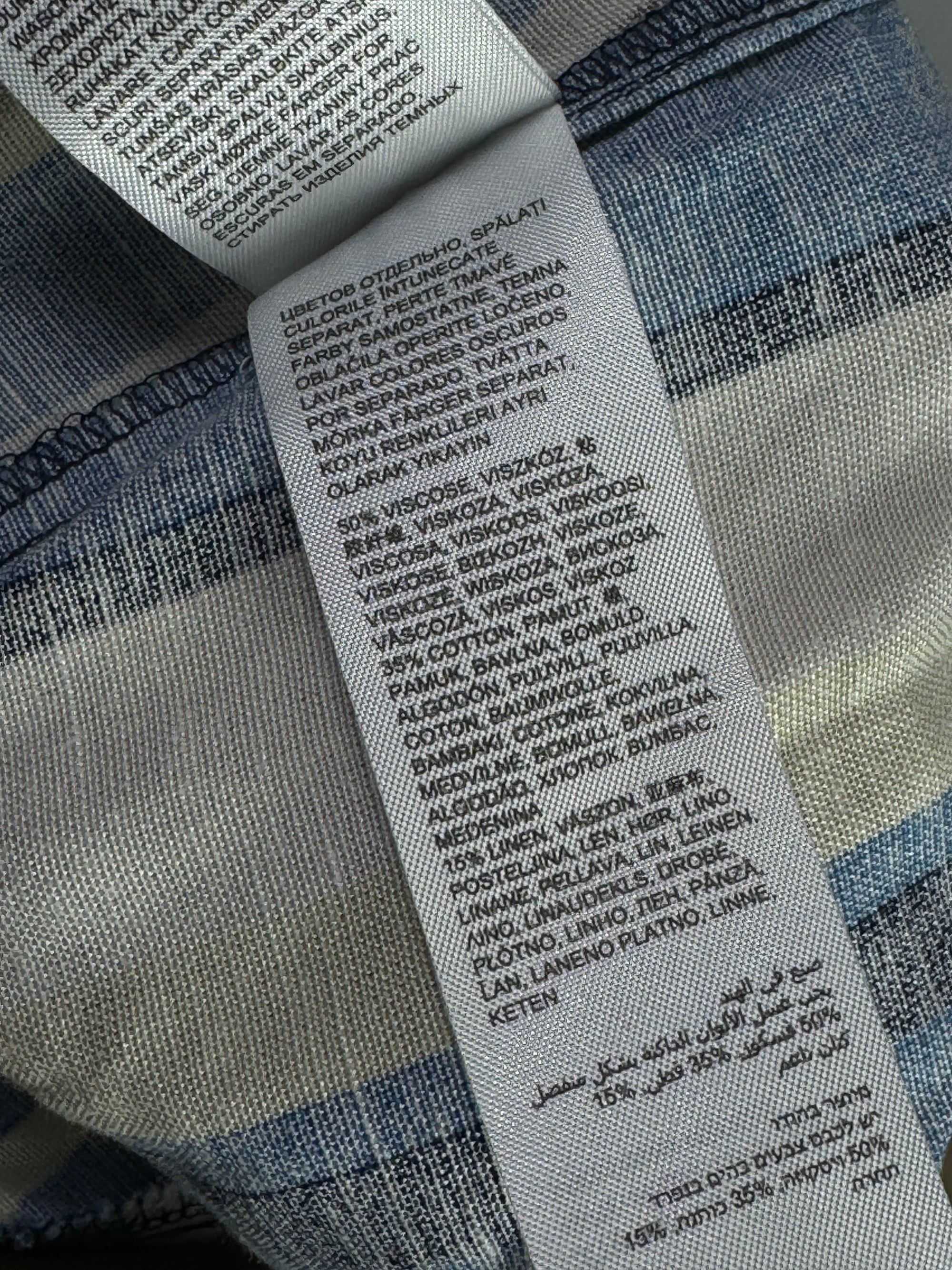 JD William® Waist: 38" to 40" | Multicolor Stripe | Beach Shorts | Viscose - Cotton - Linen | 1292 - Genuine Maal