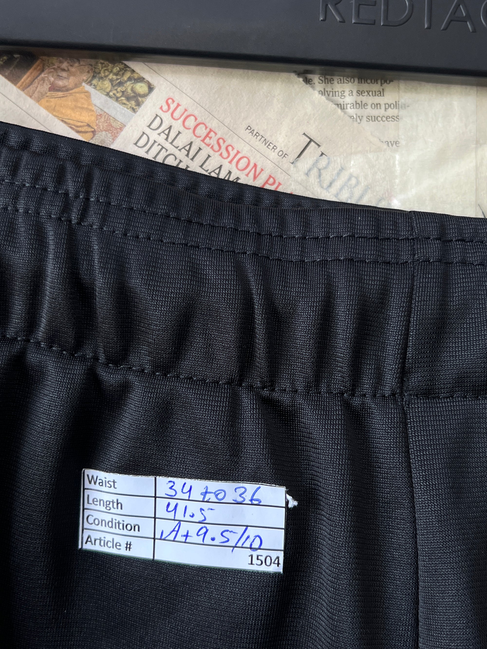 Lonsdale® Waist: 34" to 36" | Black | Trouser | 1504 - Genuine Maal