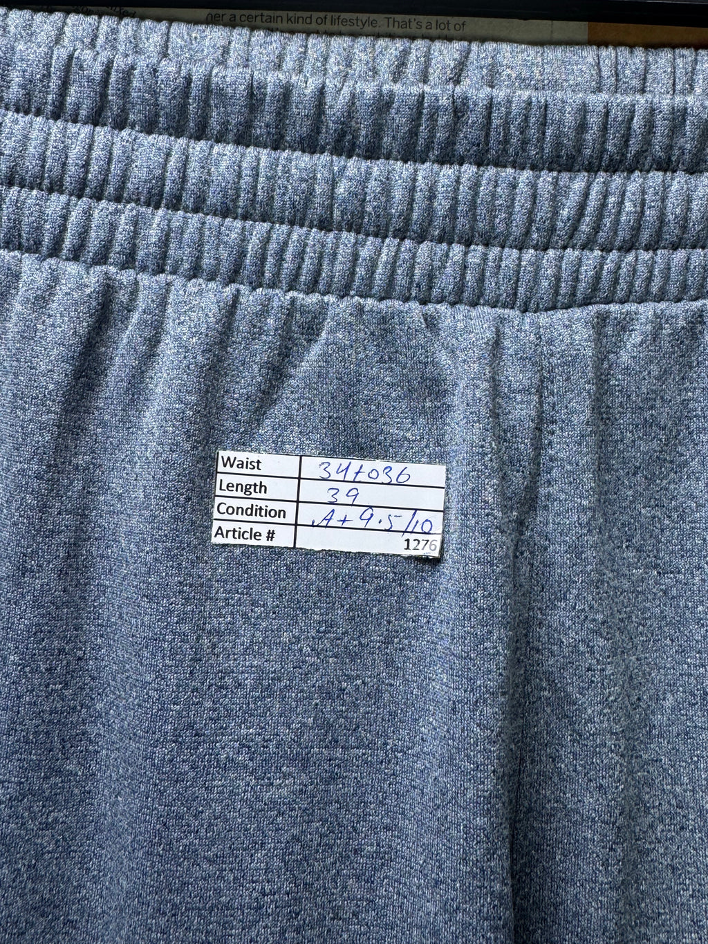 Adid*s® Waist: 34" to 36" | Slate Grey | Sports Trouser | Inner: Fleece | Poly | 1276 - Genuine Maal