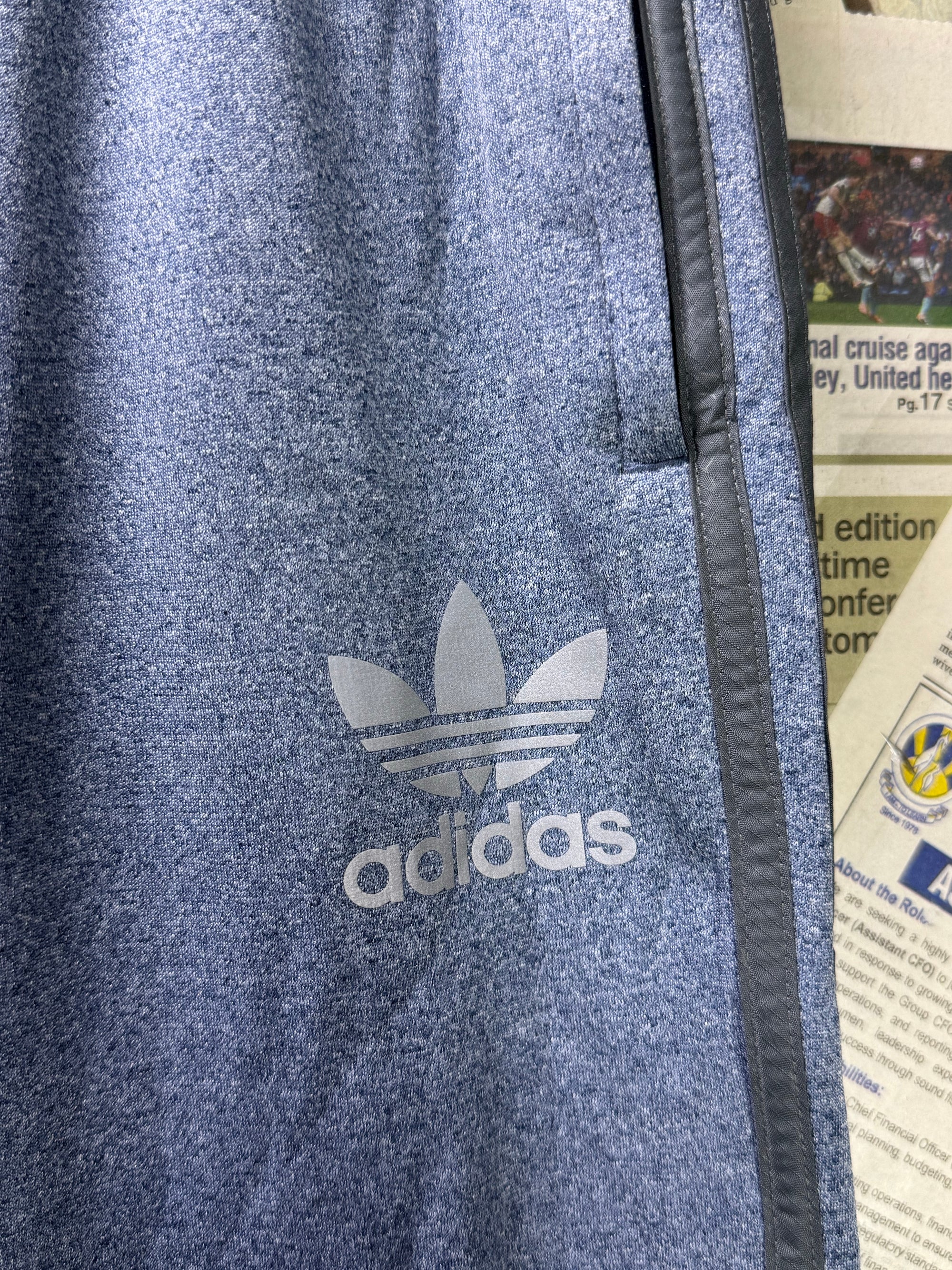 Adid*s® Waist: 34" to 36" | Slate Grey | Sports Trouser | Inner: Fleece | Poly | 1276 - Genuine Maal