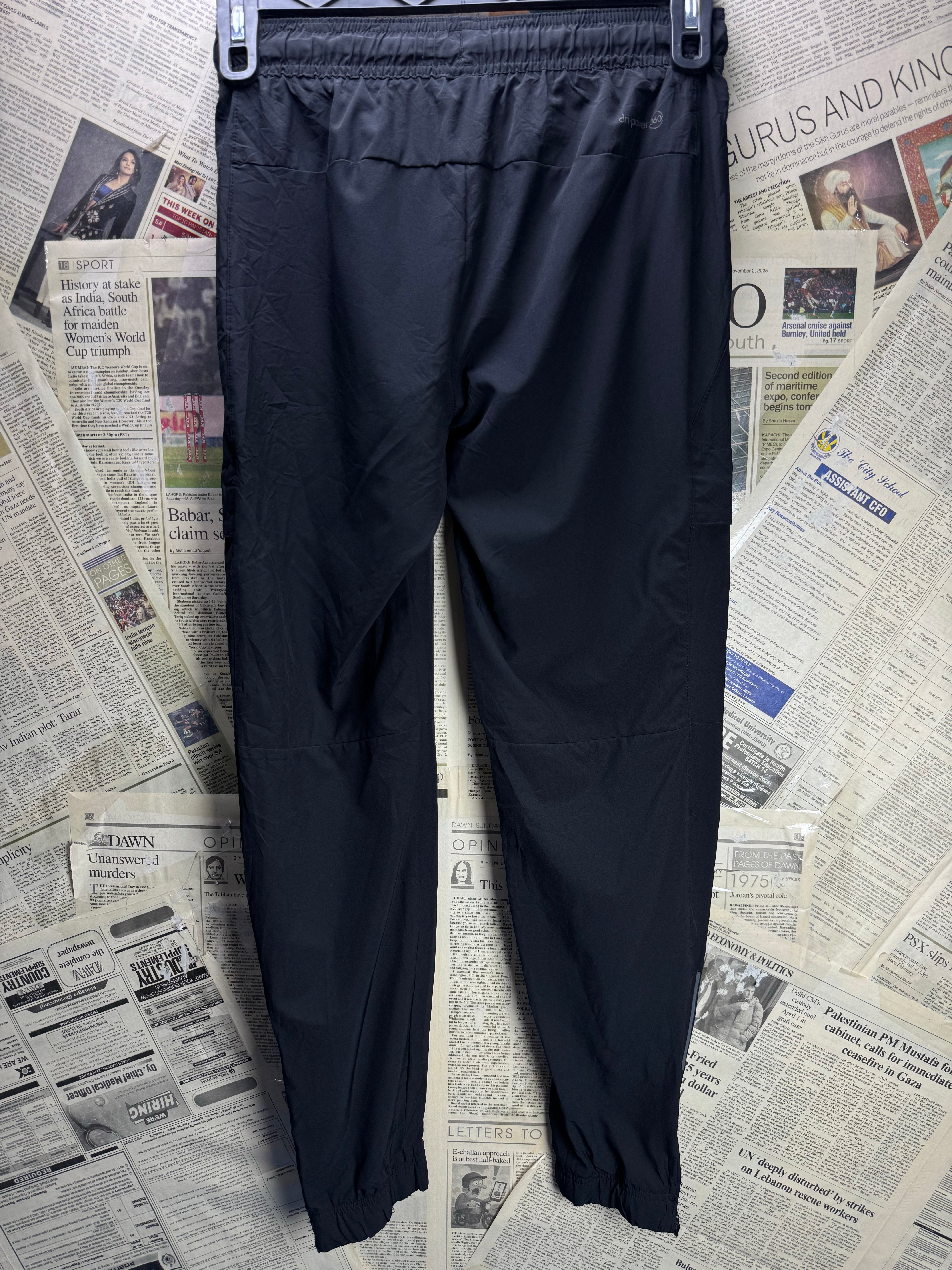 Russell® Waist: 28" | Black | Cargo Trousers | Poly - Spandex | 1108 - Genuine Maal