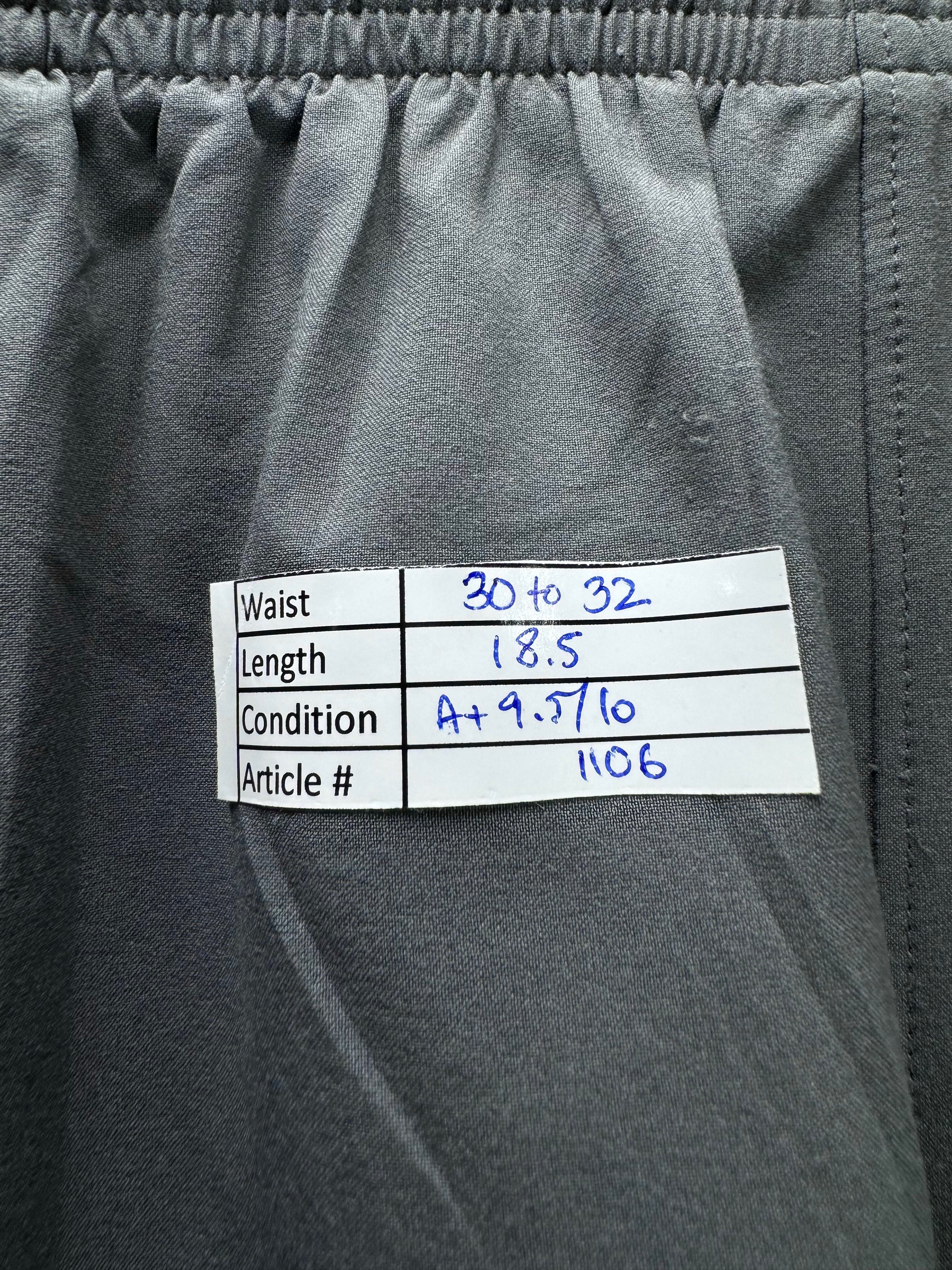 Under Armo*r® Waist: 30" to 32" | Grey | Sports Shorts | Poly | 1106 - Genuine Maal