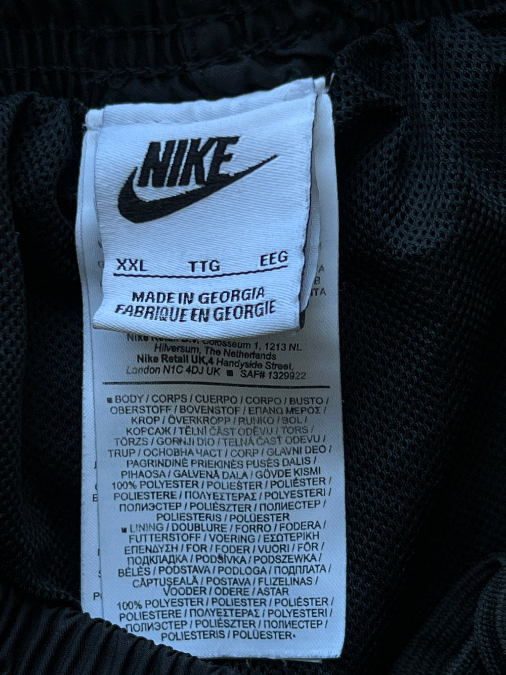 N*ke® Waist: 28" to 30" | Black | Cargo Trouser | 1542 - Genuine Maal