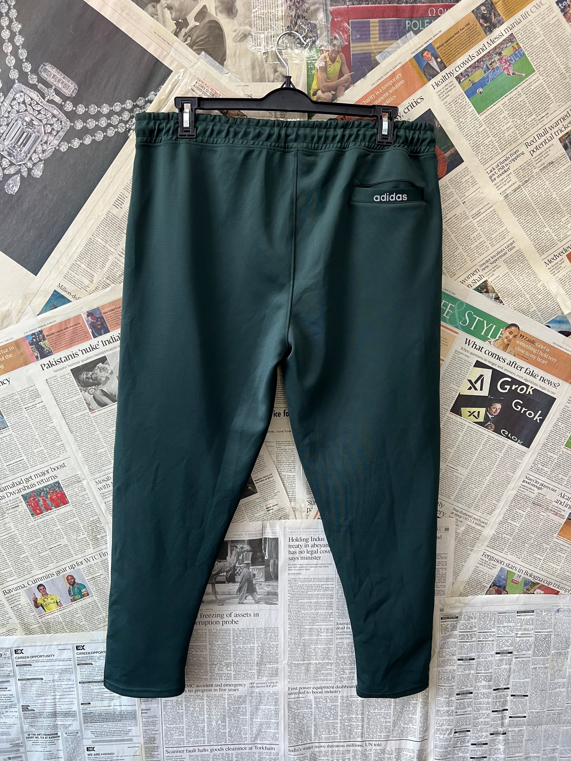 Adid*s® Waist: 36" to 38" | Forest Green | Trouser | 1531 - Genuine Maal
