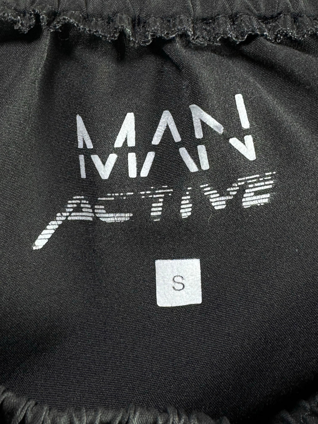 MAN® Waist: 24" to 26" | Black | Gym Trousers | Poly - Elastane | 1291 - Genuine Maal