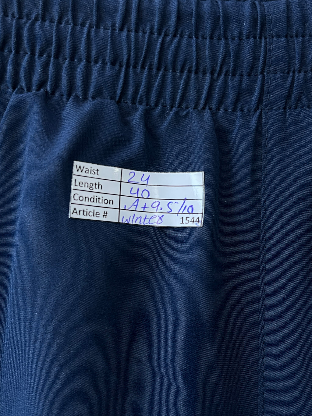 Adid*s® Waist: 24" | Navy | Trouser | Warm | 1544 - Genuine Maal