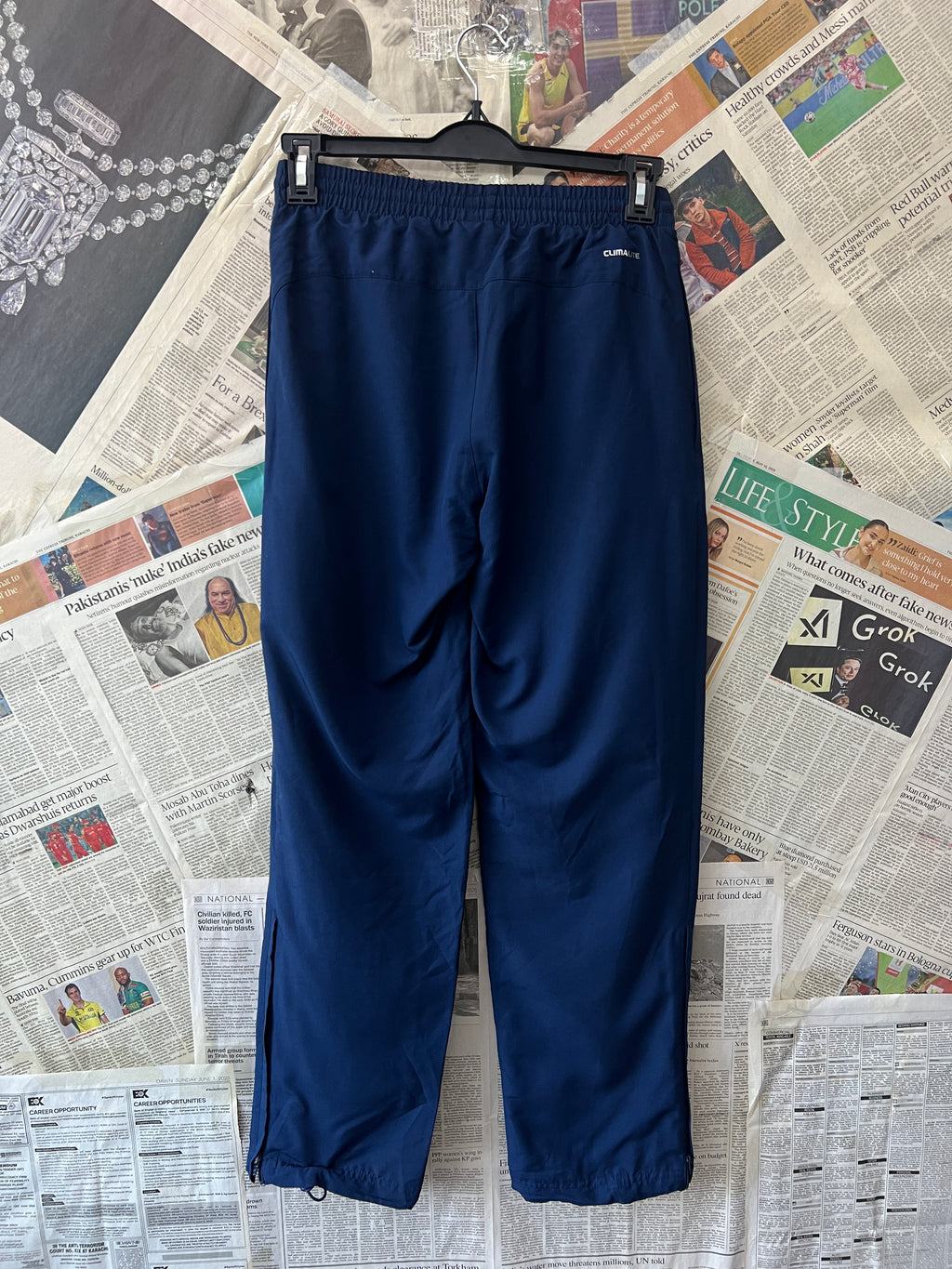Adid*s® Waist: 24" | Navy | Trouser | Warm | 1544 - Genuine Maal