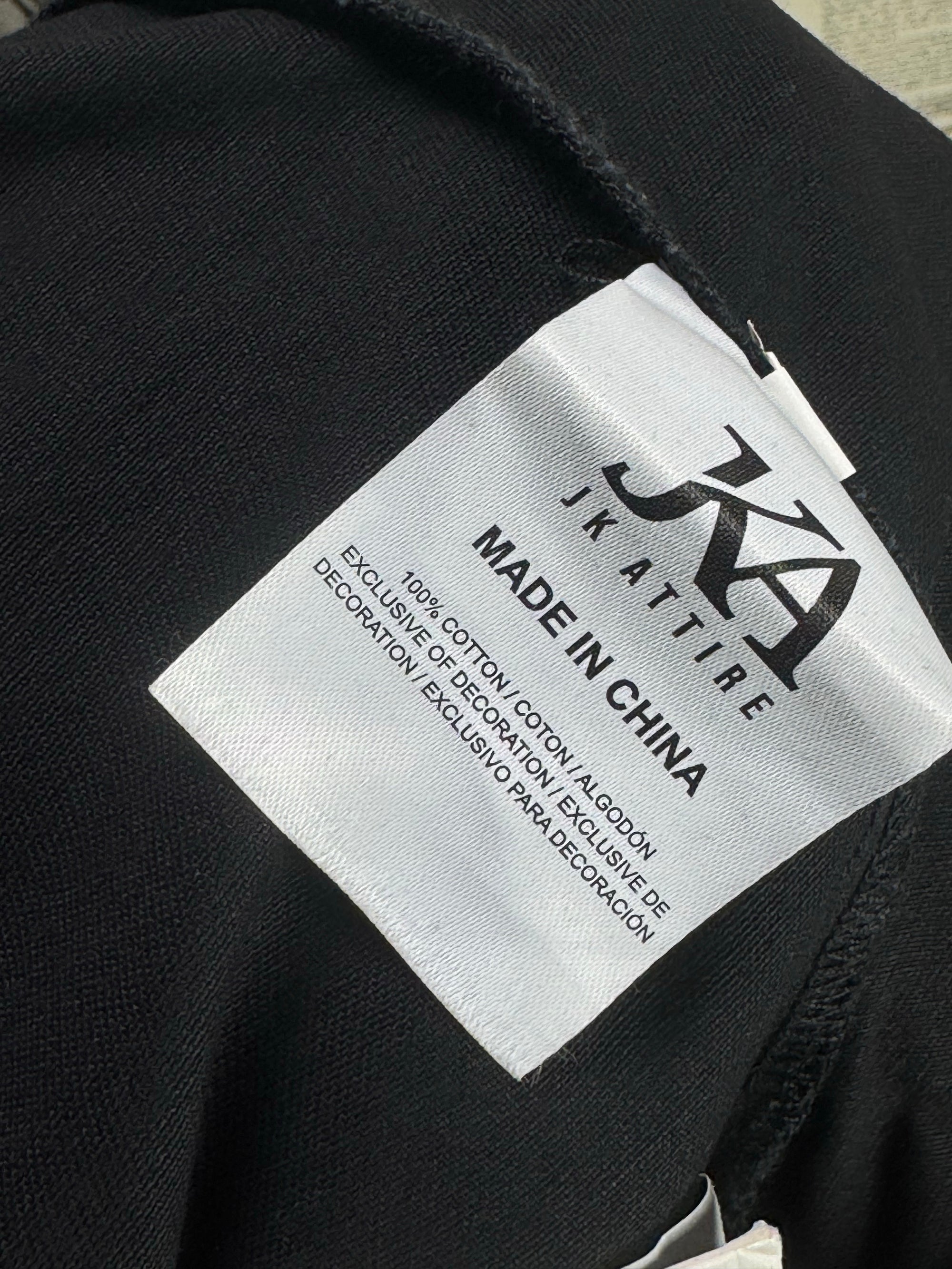 JKA® Waist: 34" to 36" | Black | Cargo Trousers | Cotton | 1287 - Genuine Maal