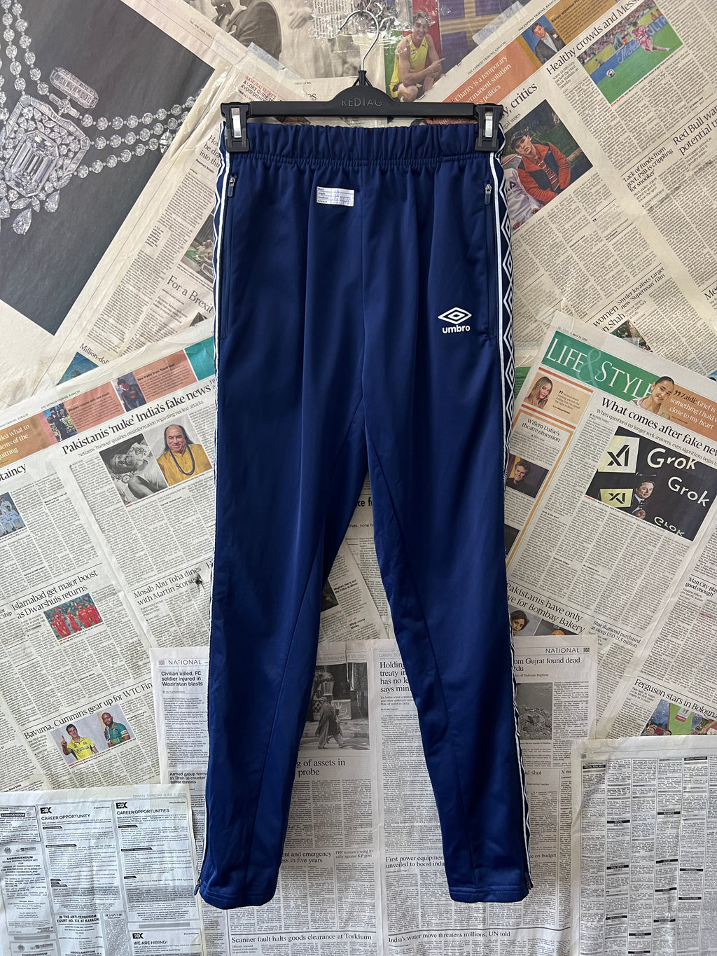 Umbro® Waist: 26" | Navy | Trouser | Winter | 1511 - Genuine Maal