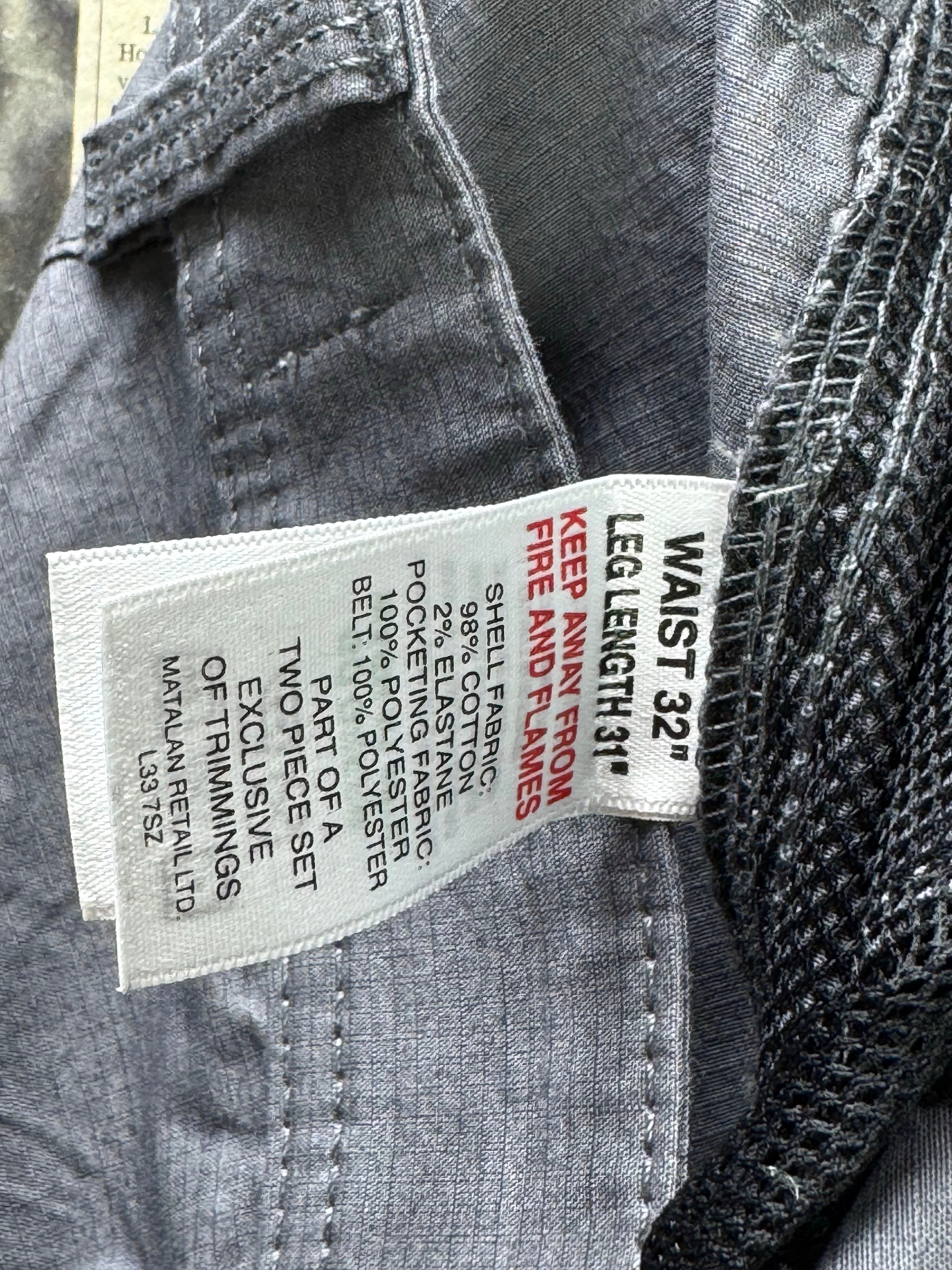 Easy® Waist: 32" | Grey | 3 - Quarter | Straight Fit | Cotton - Elastane | 2934 - Genuine Maal
