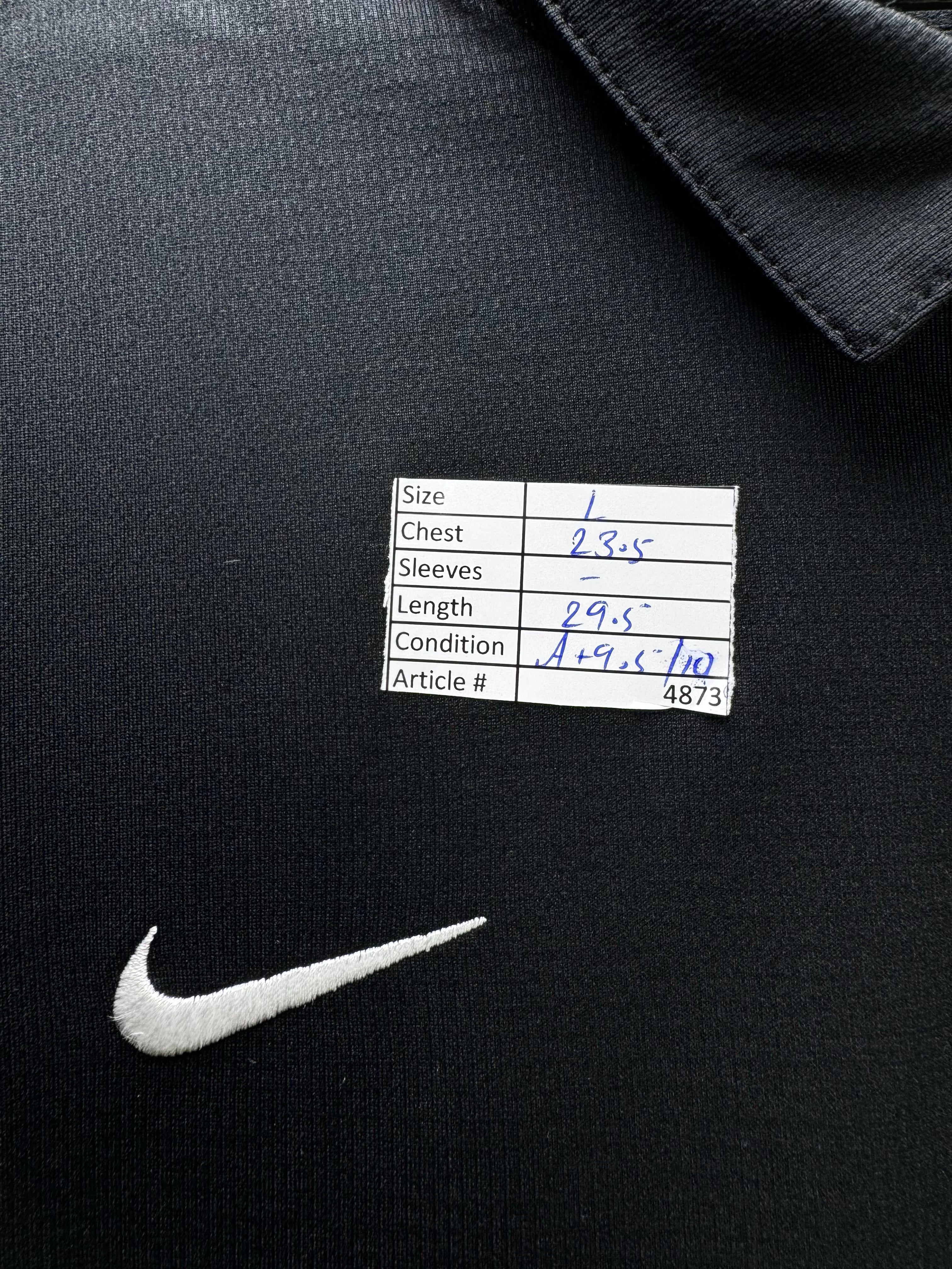 N*ke® Large | Chest: 23.5" | Black | Golf Polo | Polyester | 4873 - Genuine Maal