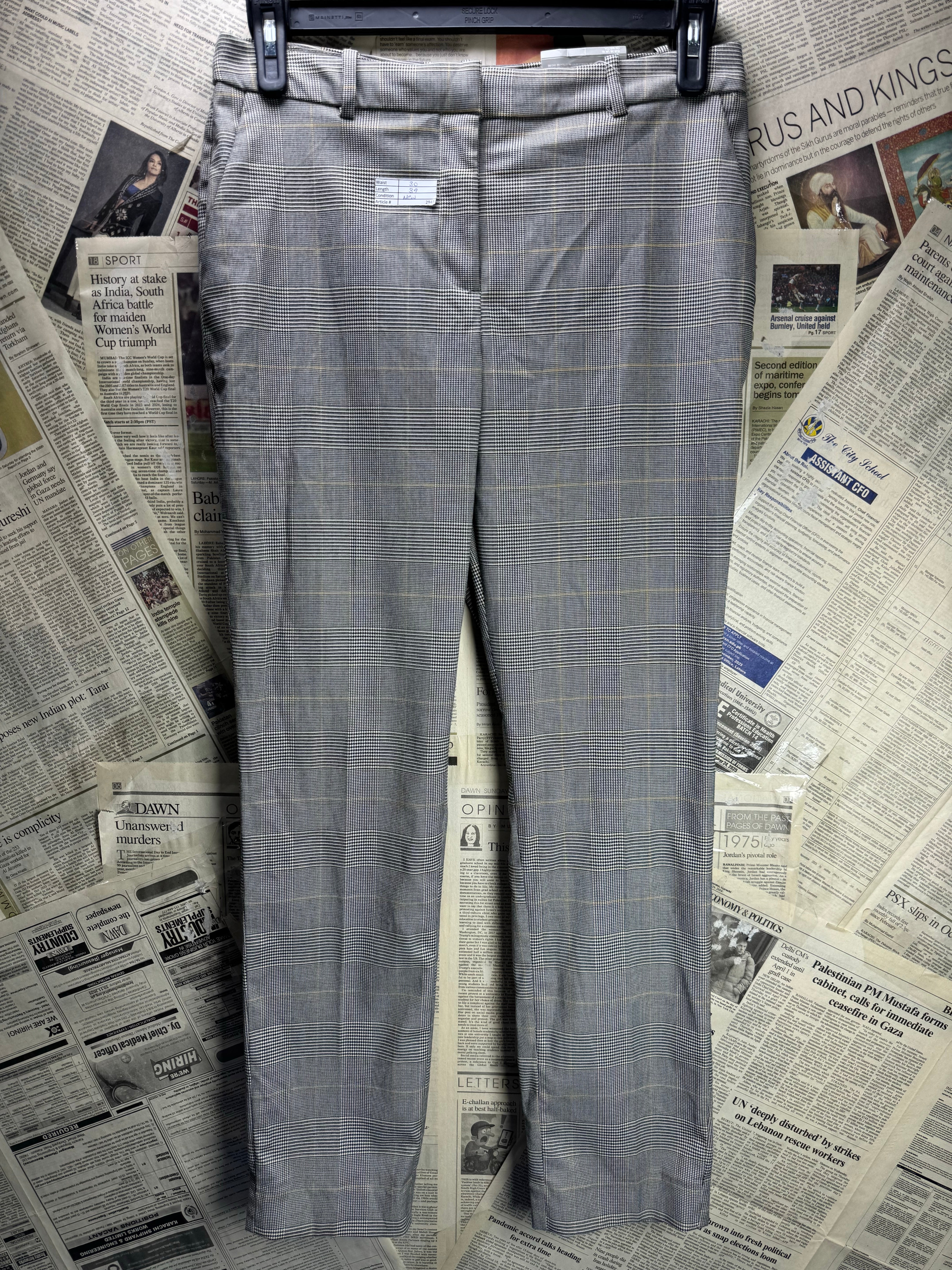 H&M® Waist: 30" | Makhi Chech | Smart Casual - Semi Formal Pants | Poly - Viscose - Elastane | 2941 - Genuine Maal