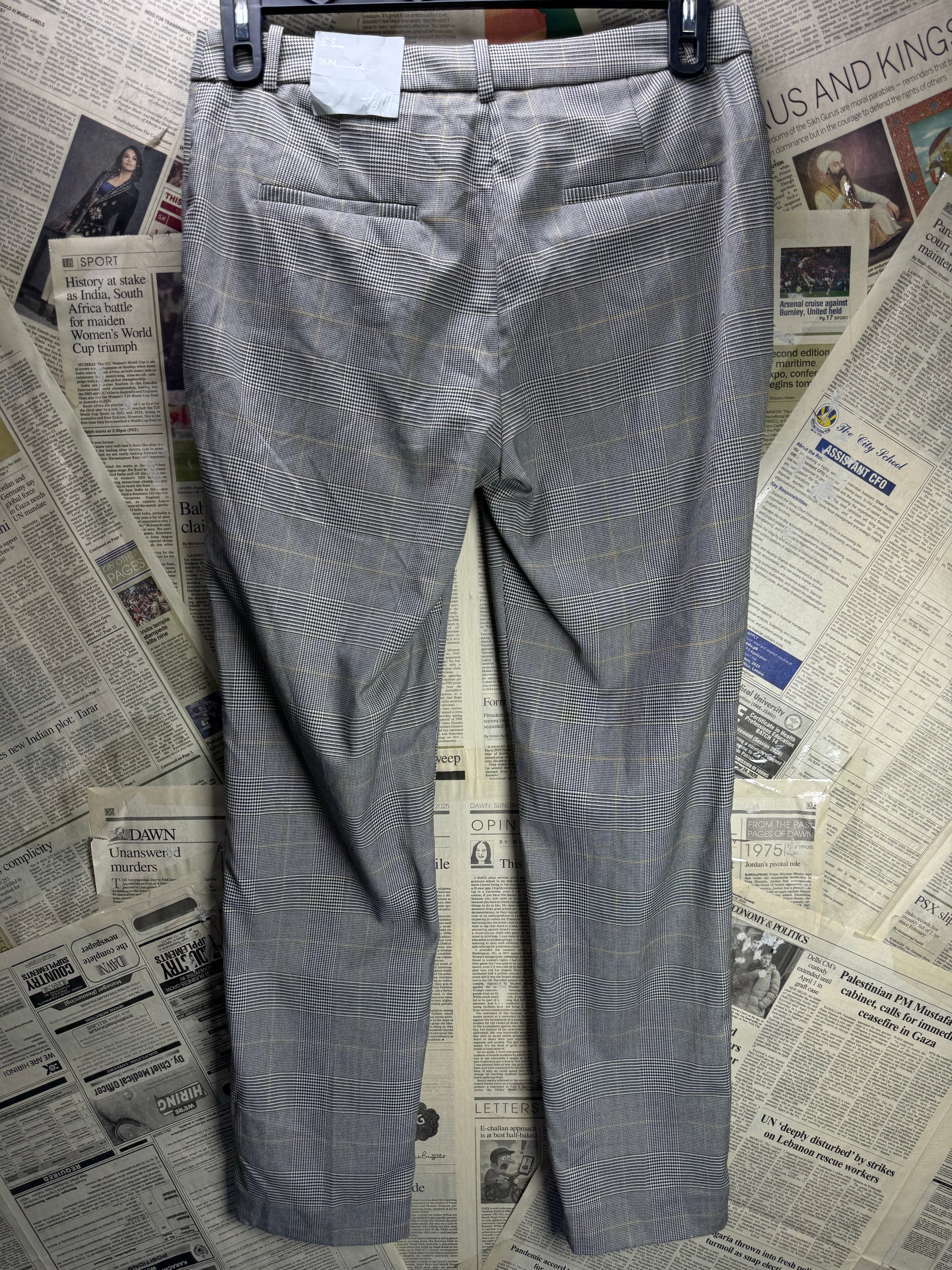 H&M® Waist: 30" | Makhi Chech | Smart Casual - Semi Formal Pants | Poly - Viscose - Elastane | 2941 - Genuine Maal