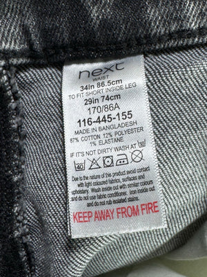Next® Waist: 34" | Stonewashed | Super Skinny Fit Denim Pants | Cotton - Elastane - Poly | 1300 - Genuine Maal