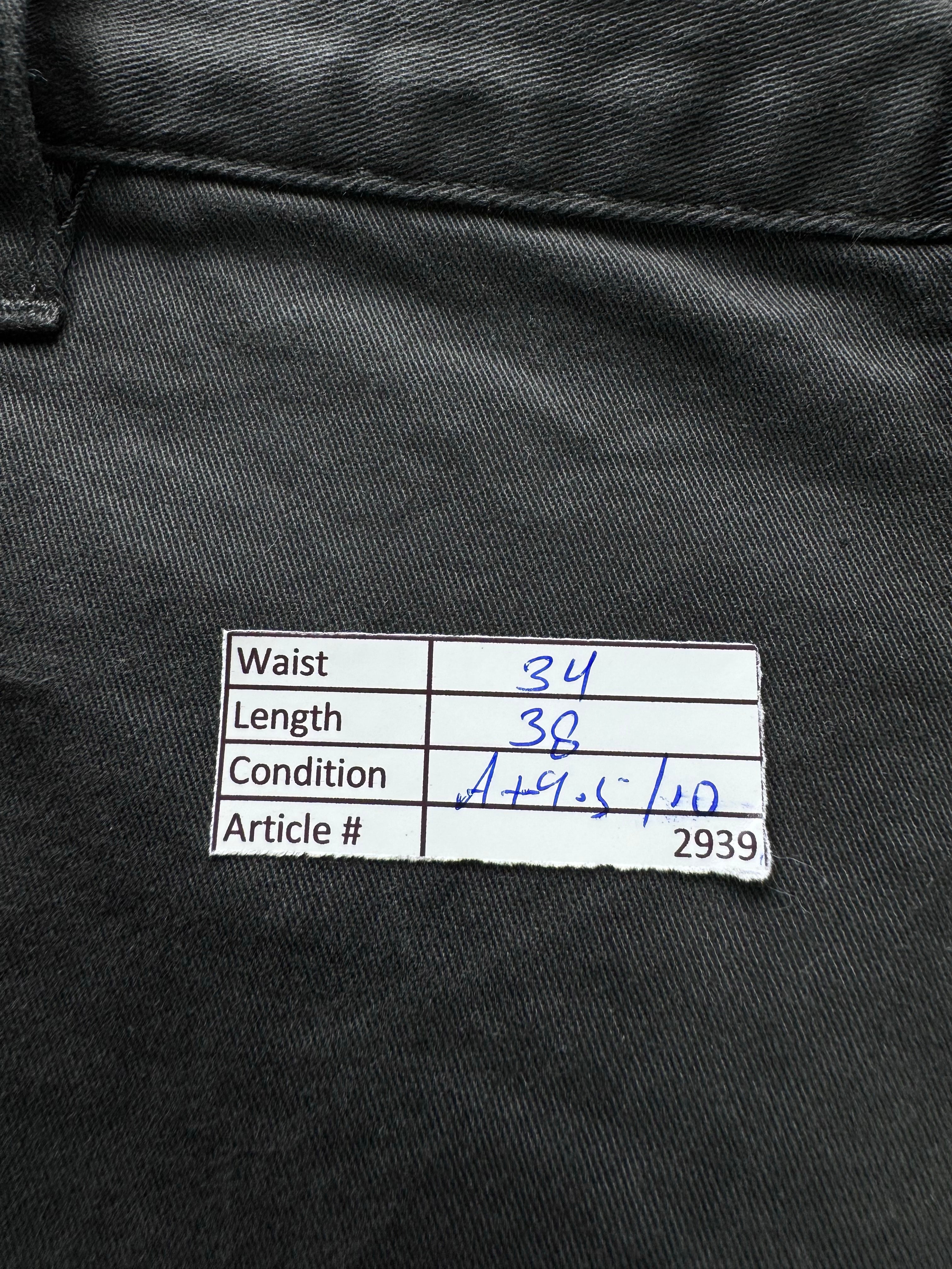 Giordano® Waist: 34" | Black | Slim - Fit Chino Pants | Cotton - Elastane | 2939 - Genuine Maal