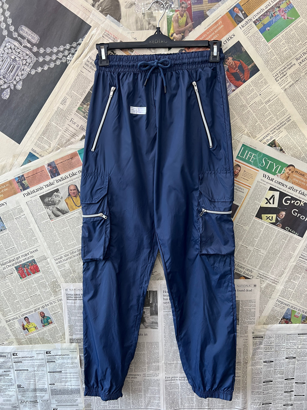 North West® Waist: 24" to 26" | Navy Blue | Cargo Trouser | 1509 - Genuine Maal