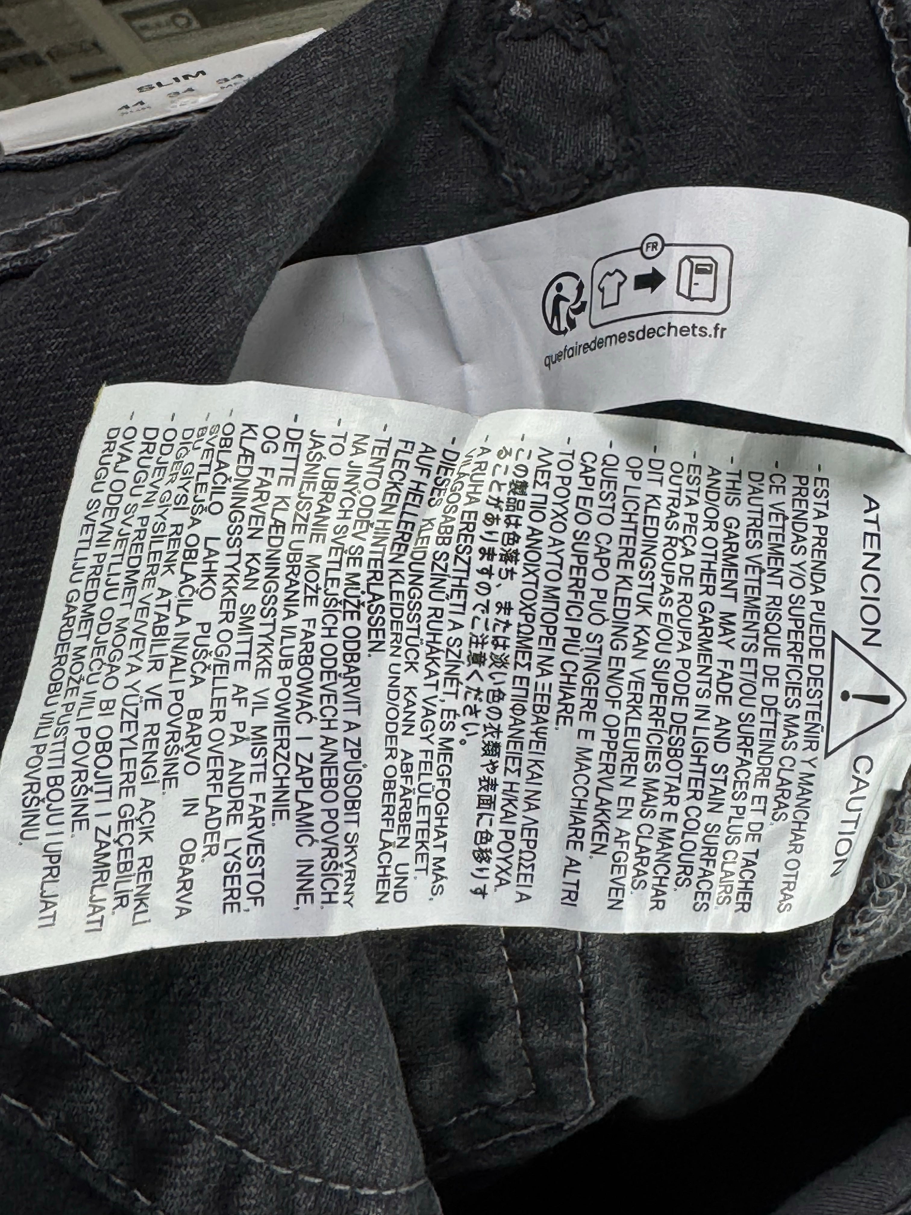 Zara® Waist: 34" to 36" | Stonewashed | Regular Fit Denim Pants | Cotton | 1285 - Genuine Maal