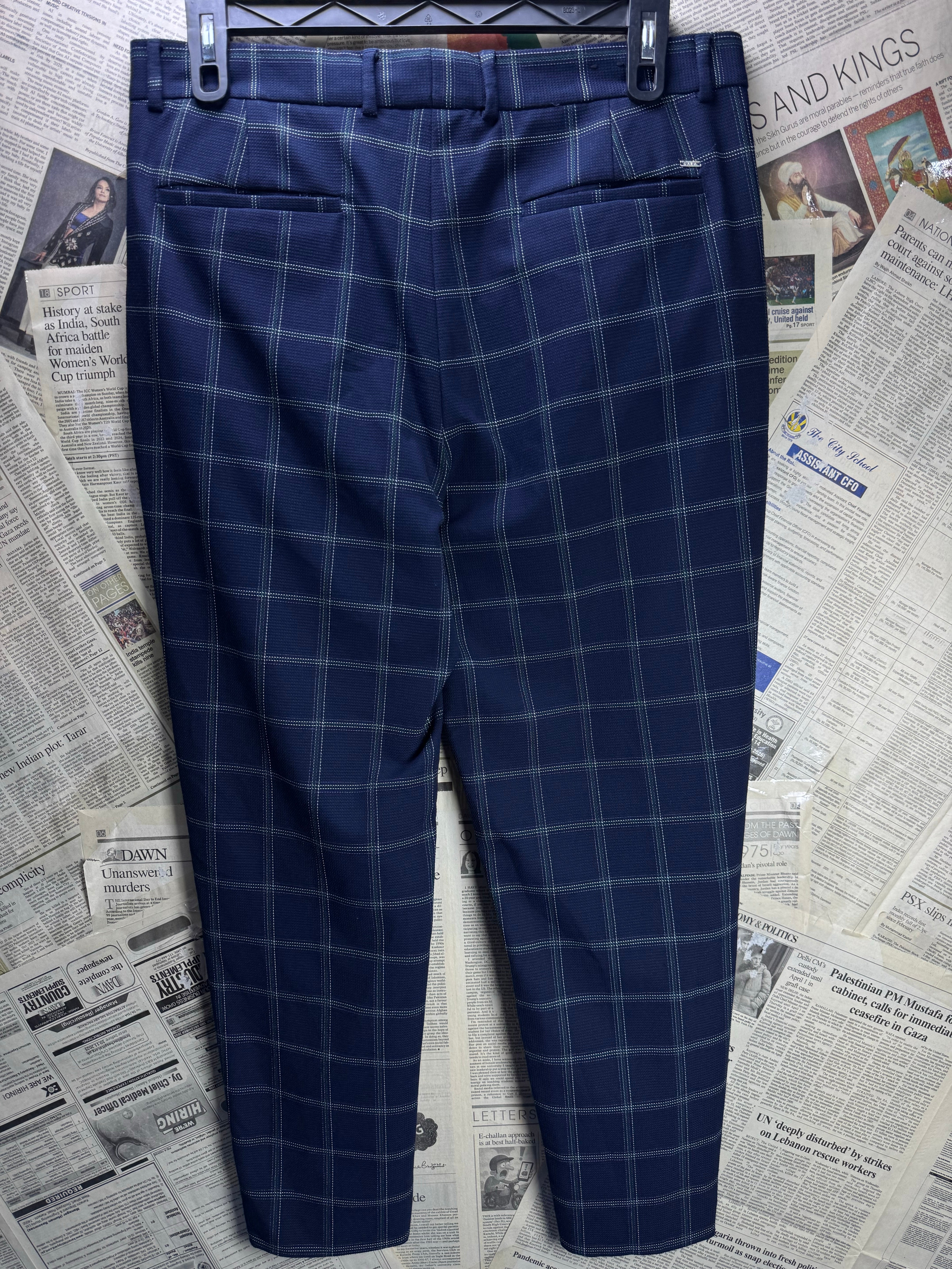 Zara® Waist: 34" | Smart Casual - Semi Formal Pants | Poly - Viscose - Elastane | 2940 - Genuine Maal
