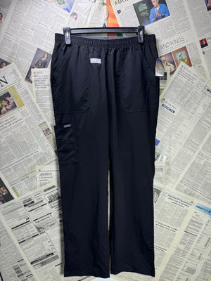 Women - Sanibel Scrubs® Waist: 34" to 36" | Black | Cargo Trousers | Rayon - Poly - Spandex | 1234 - Genuine Maal