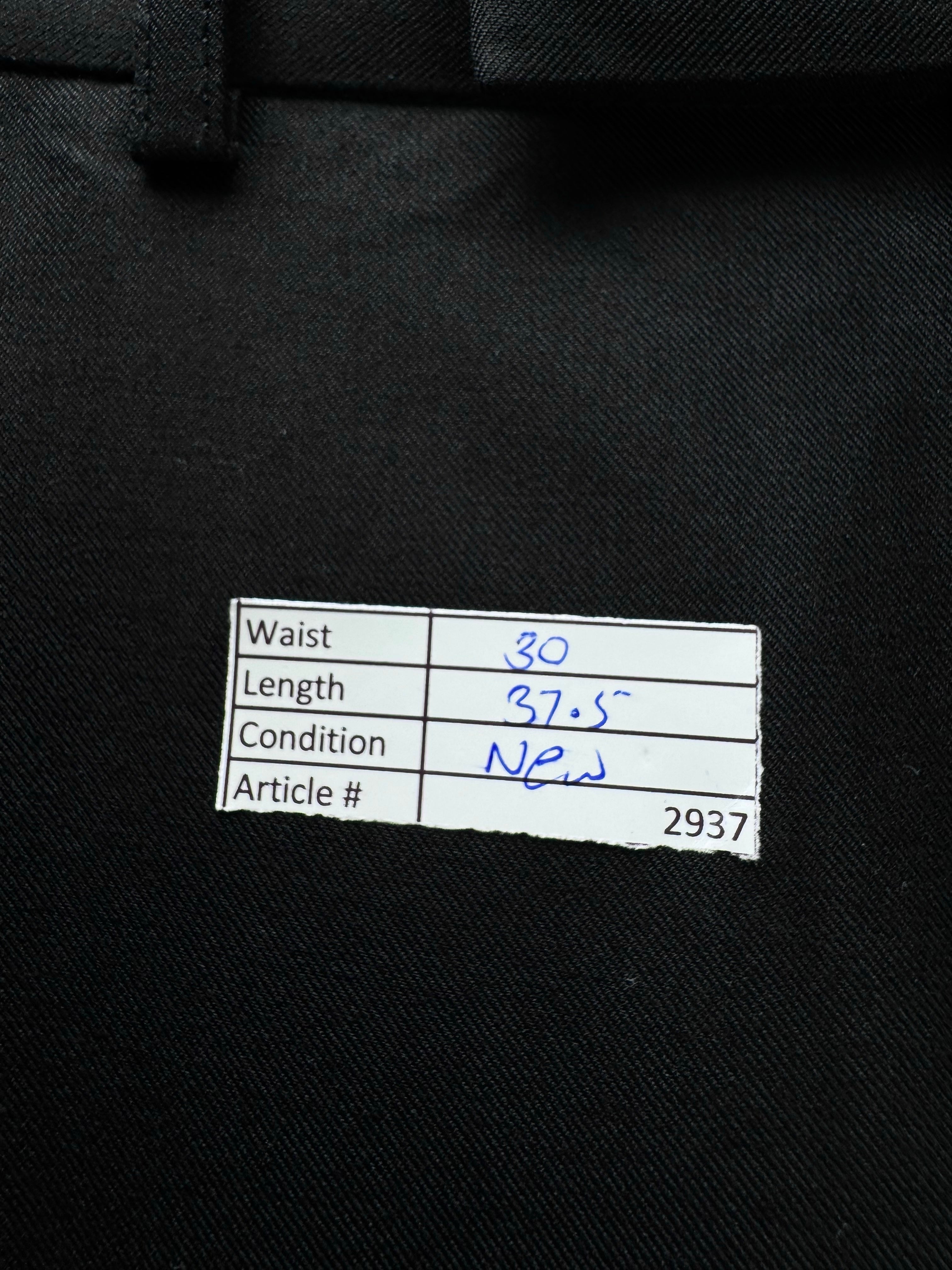 M&S® Waist: 30" | Black | Dress Pants | Poly - Viscose | 2937 - Genuine Maal