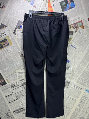 Women - Sanibel Scrubs® Waist: 34" to 36" | Black | Cargo Trousers | Rayon - Poly - Spandex | 1234 - Genuine Maal