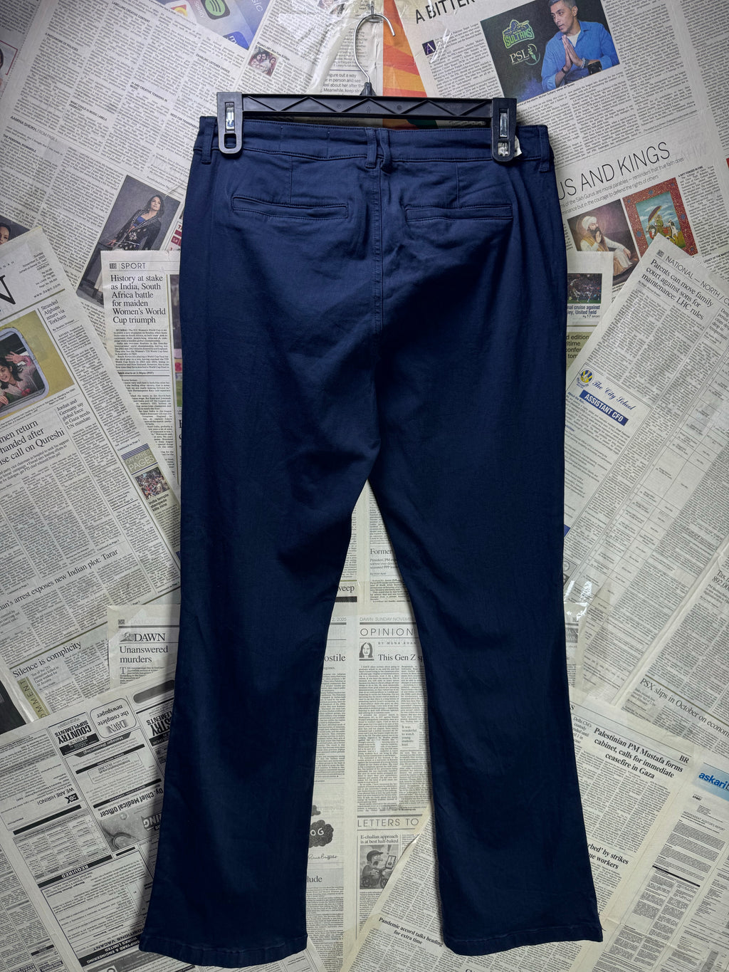 Women - Cosmic Blue Love® Waist: 32" | Navy Blue | Bell Bottom Pants | 1215 - Genuine Maal