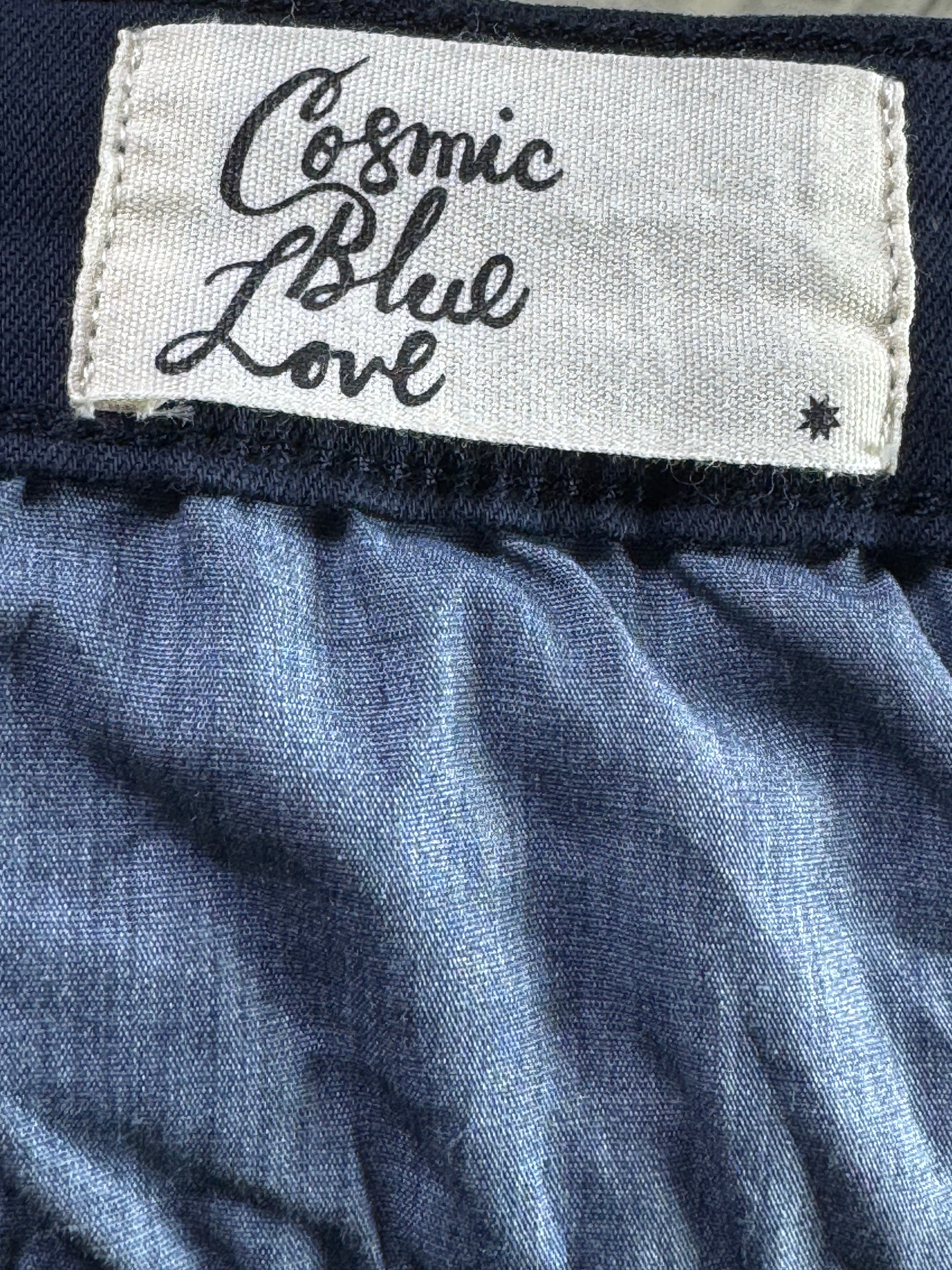 Women - Cosmic Blue Love® Waist: 32" | Navy Blue | Bell Bottom Pants | 1215 - Genuine Maal