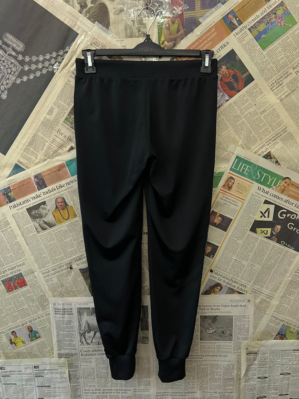 Adid*s® Waist: 26" | Black | Trouser | 1545 - Genuine Maal