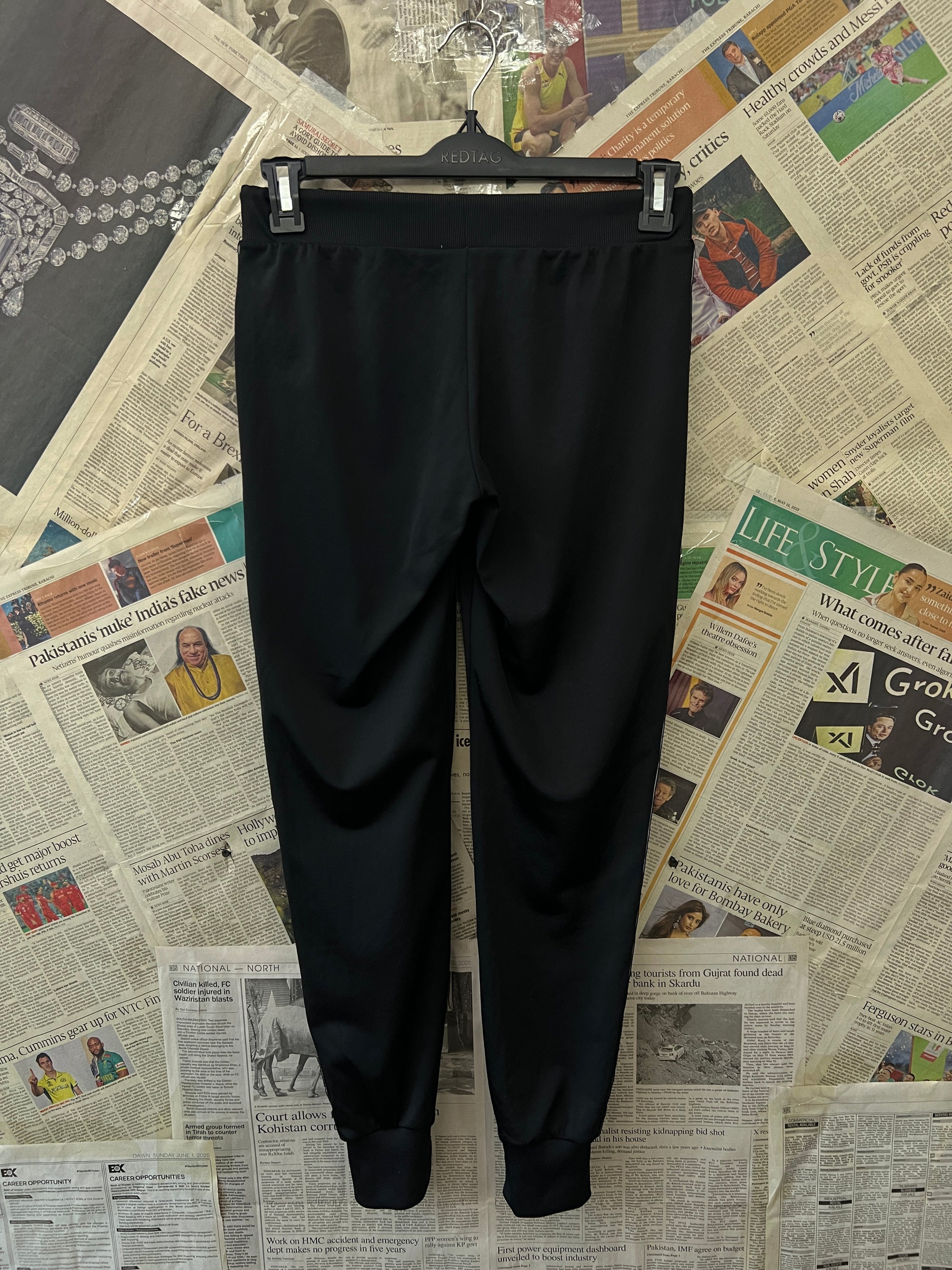 Adid*s® Waist: 26" | Black | Trouser | 1545 - Genuine Maal