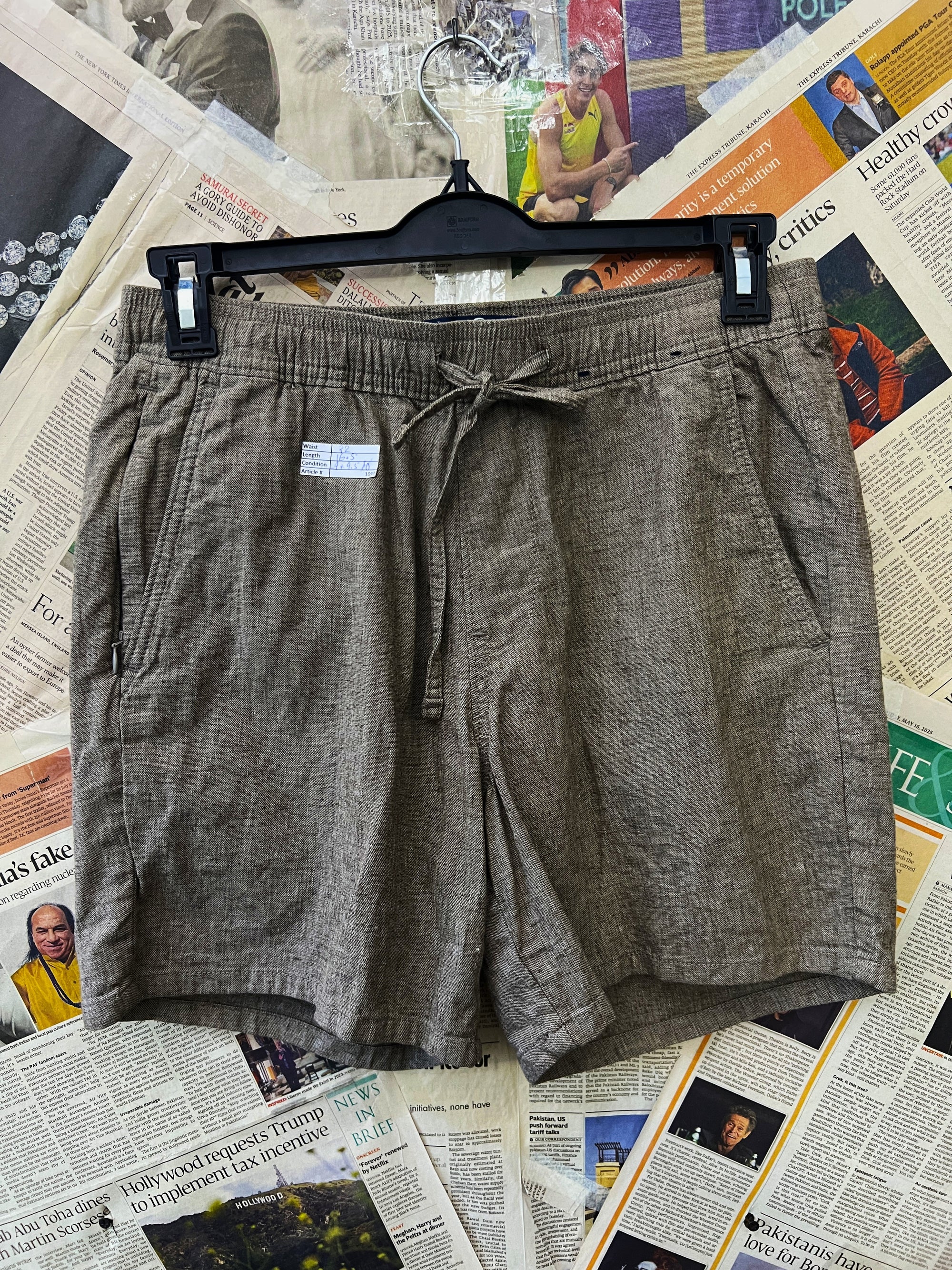 Hollister® Waist: 32" | Brown | Shorts | 1093 - Genuine Maal