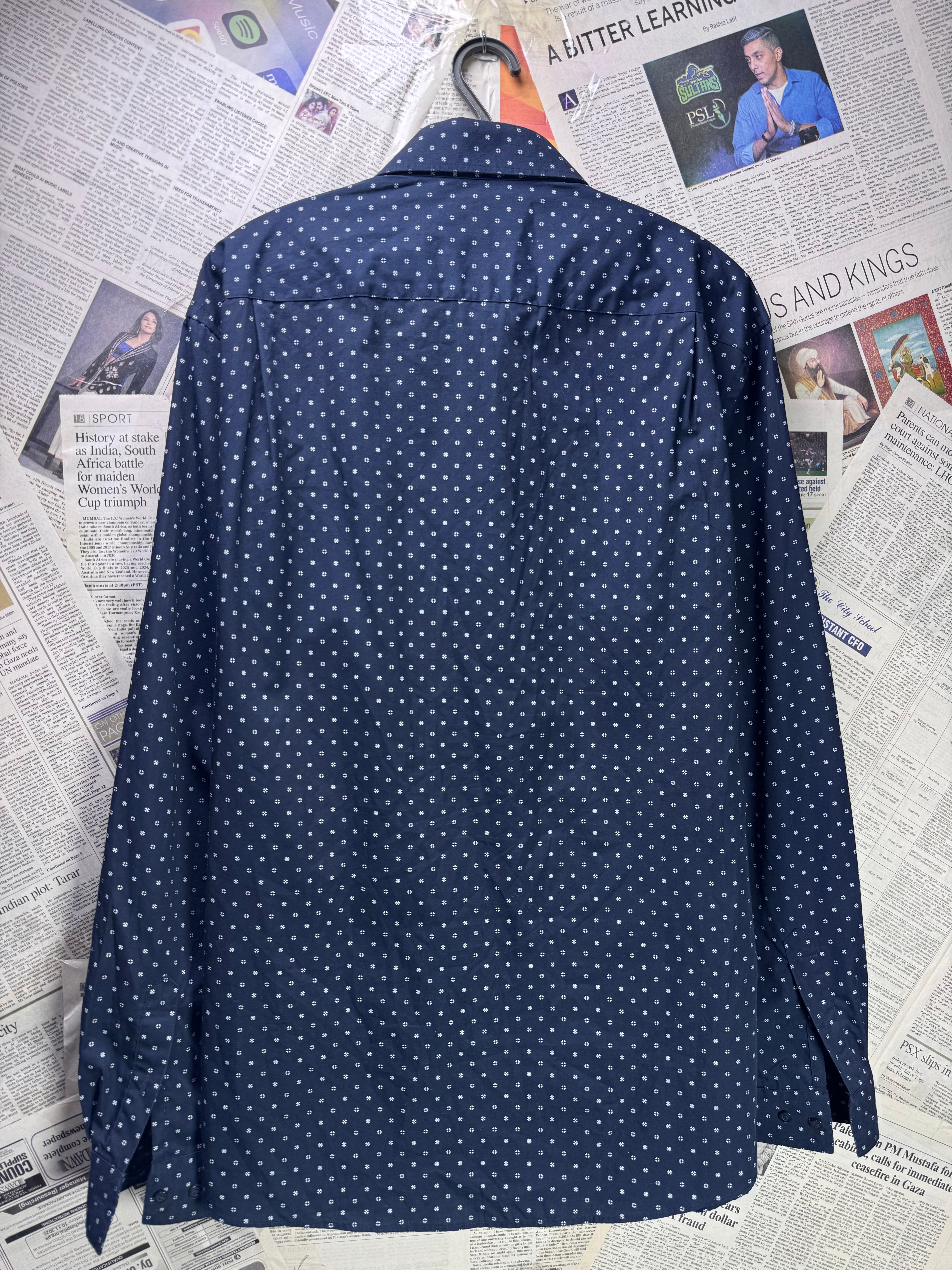 George® XL | Chest: 25" | Space Blue | Shirt | Poly - Cotton | 3470 - Genuine Maal