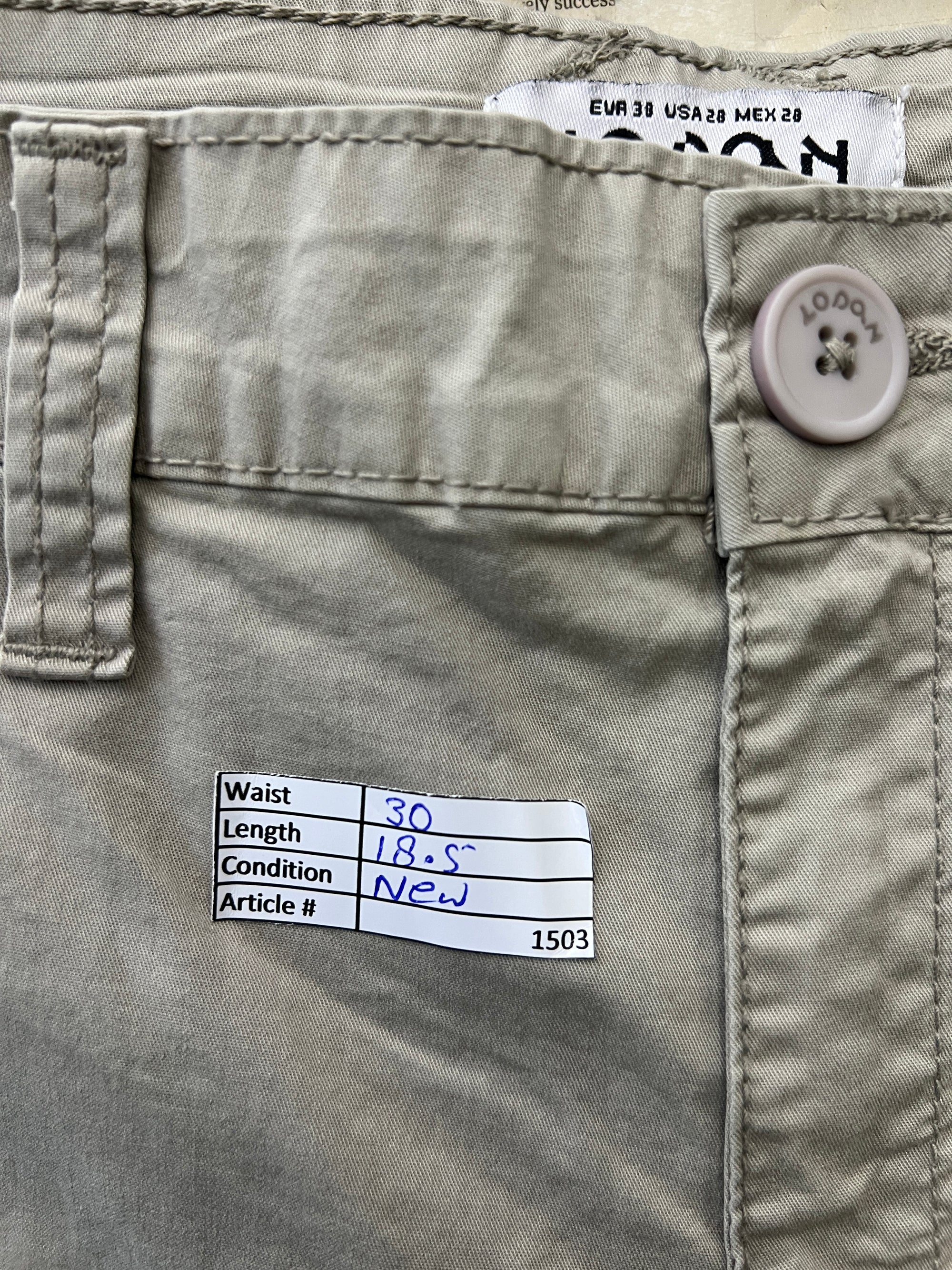 Losan® Waist: 30" | Sand | Shorts | 1503 - Genuine Maal