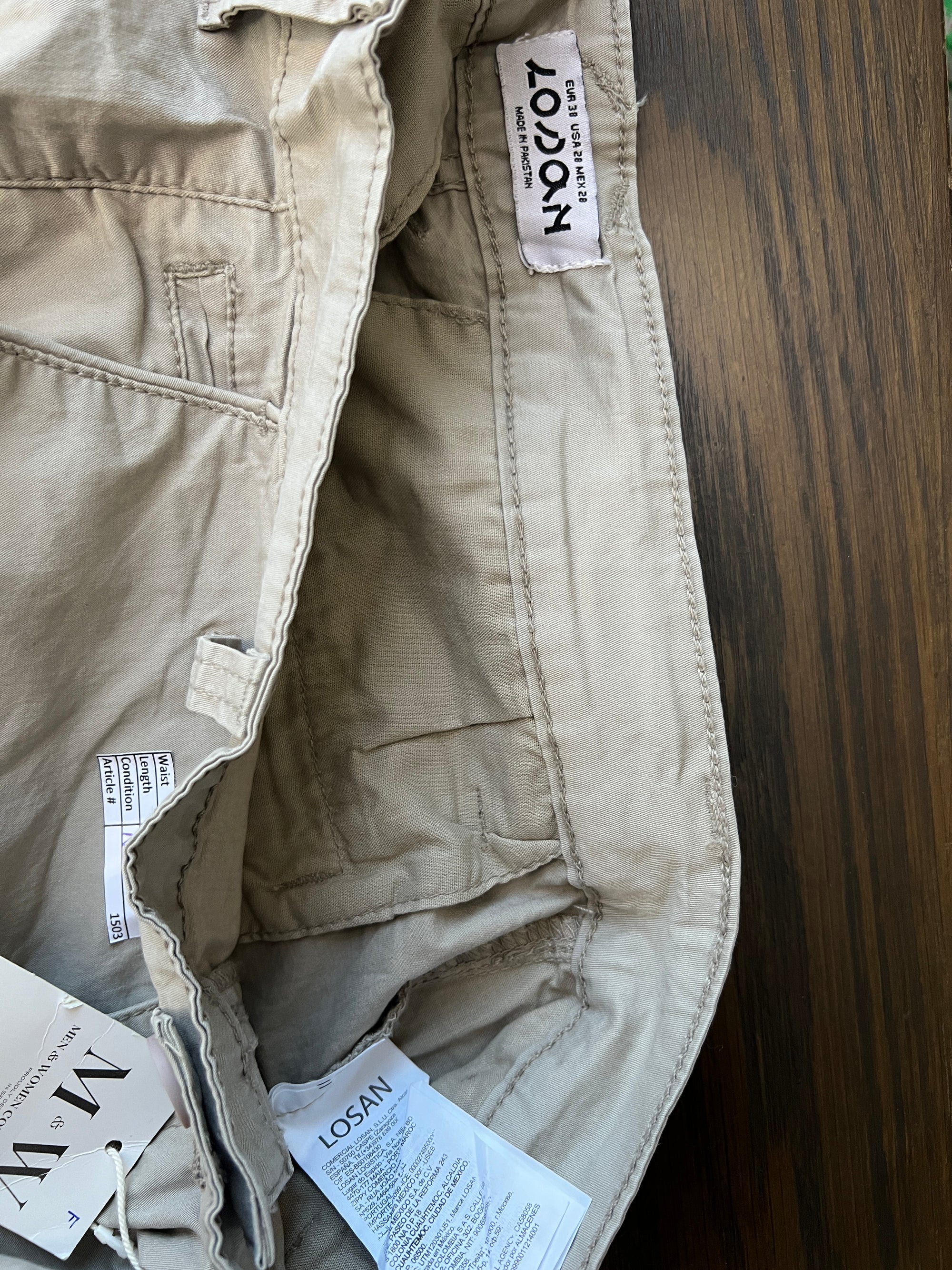 Losan® Waist: 30" | Sand | Shorts | 1503 - Genuine Maal