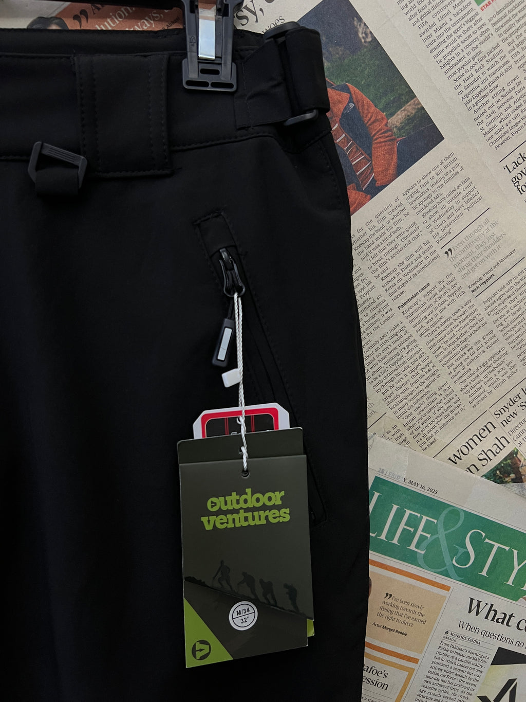 Outdoor Ventures® Waist: 32" | Black | Tracking Pants | 1508 - Genuine Maal