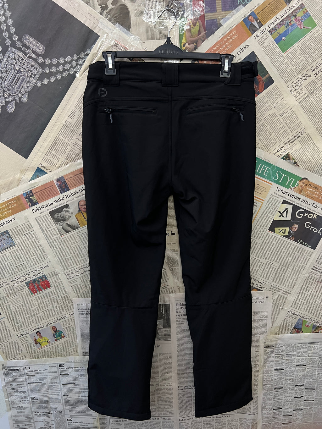 Outdoor Ventures® Waist: 32" | Black | Tracking Pants | 1508 - Genuine Maal