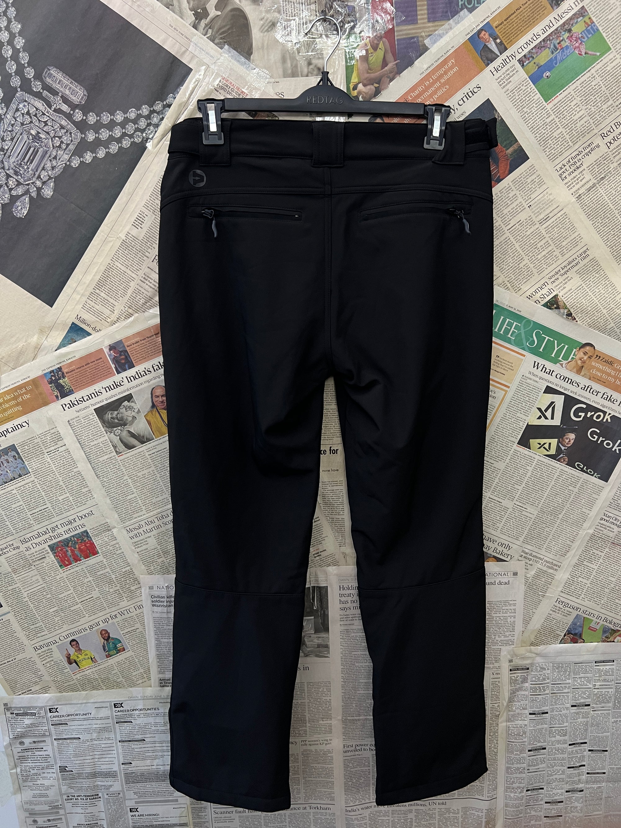 Outdoor Ventures® Waist: 32" | Black | Tracking Pants | 1508 - Genuine Maal