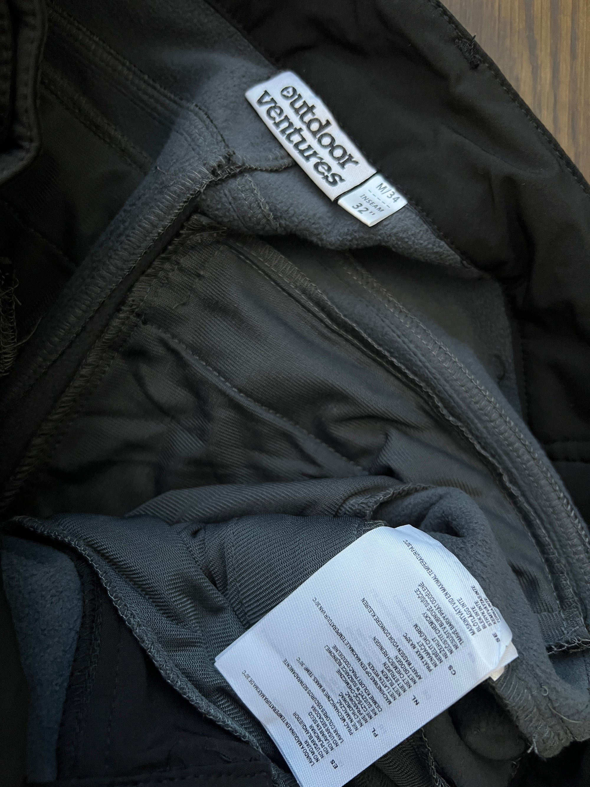 Outdoor Ventures® Waist: 32" | Black | Tracking Pants | 1508 - Genuine Maal