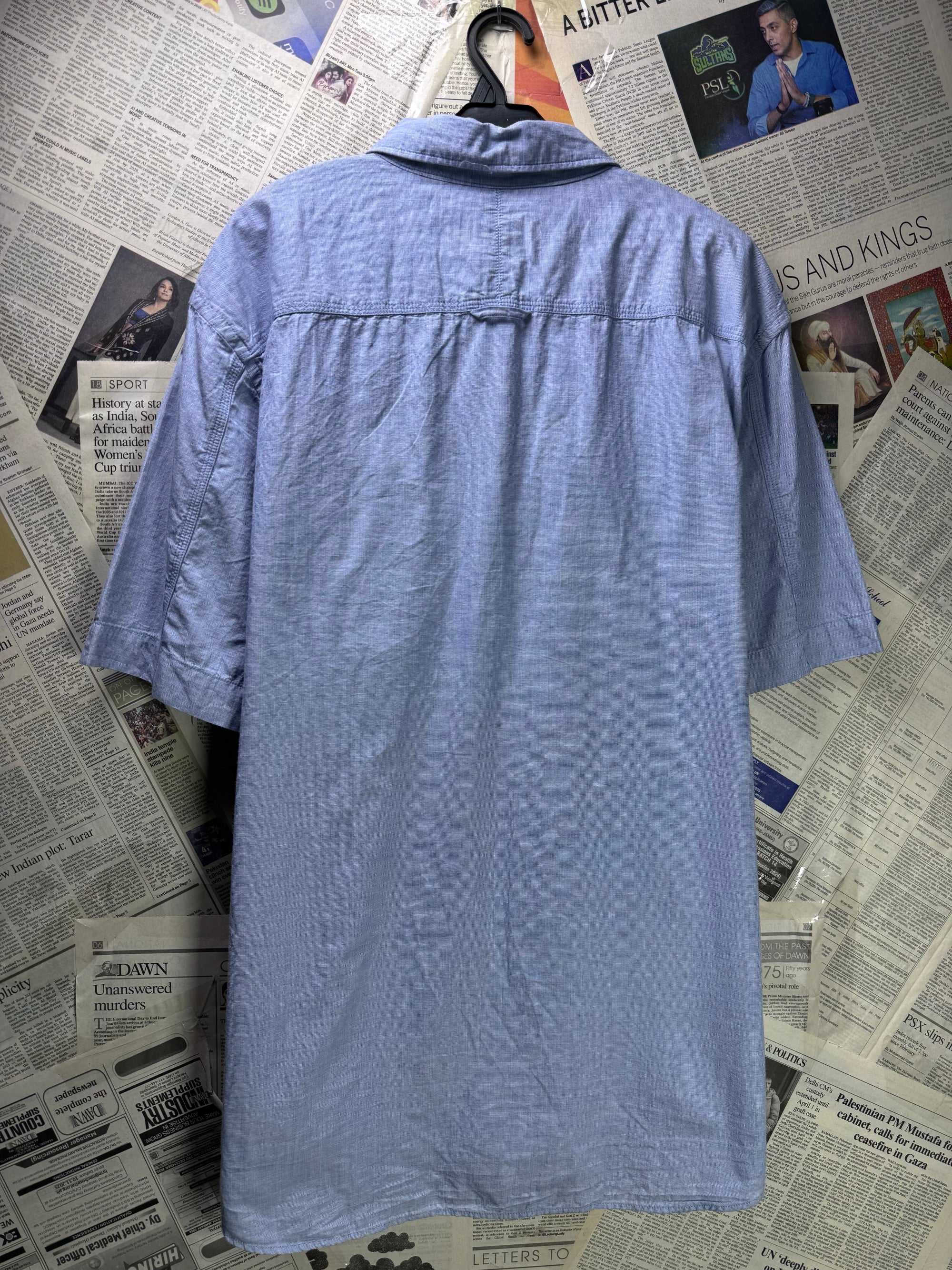 Old N*vy® XXL | Chest: 27.5" | Multicolor Stripe | Camp Shirt | Cotton | 3480 - Genuine Maal