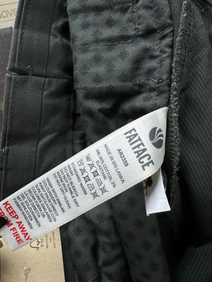 FATFACE® Waist: 30" | Black | Chino Pant | Cotton - Elastane | 2951 - Genuine Maal