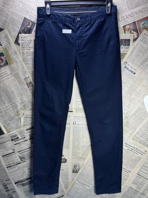 ZARA® Waist: 32" | Blue | Chino Pants | Cotton - Elastane | 2950 - Genuine Maal